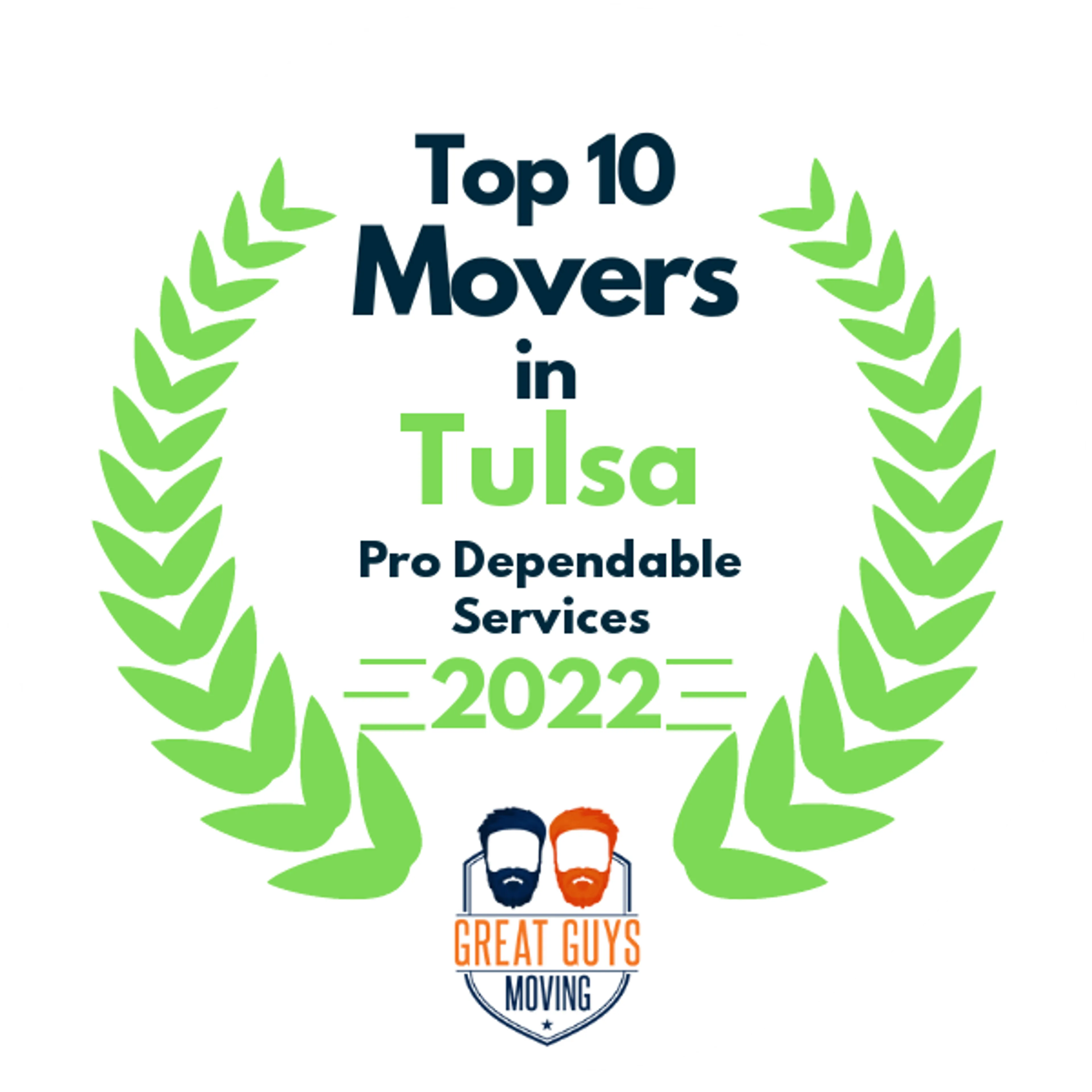 Top 10 Movers in Tulsa, OK 2022 award