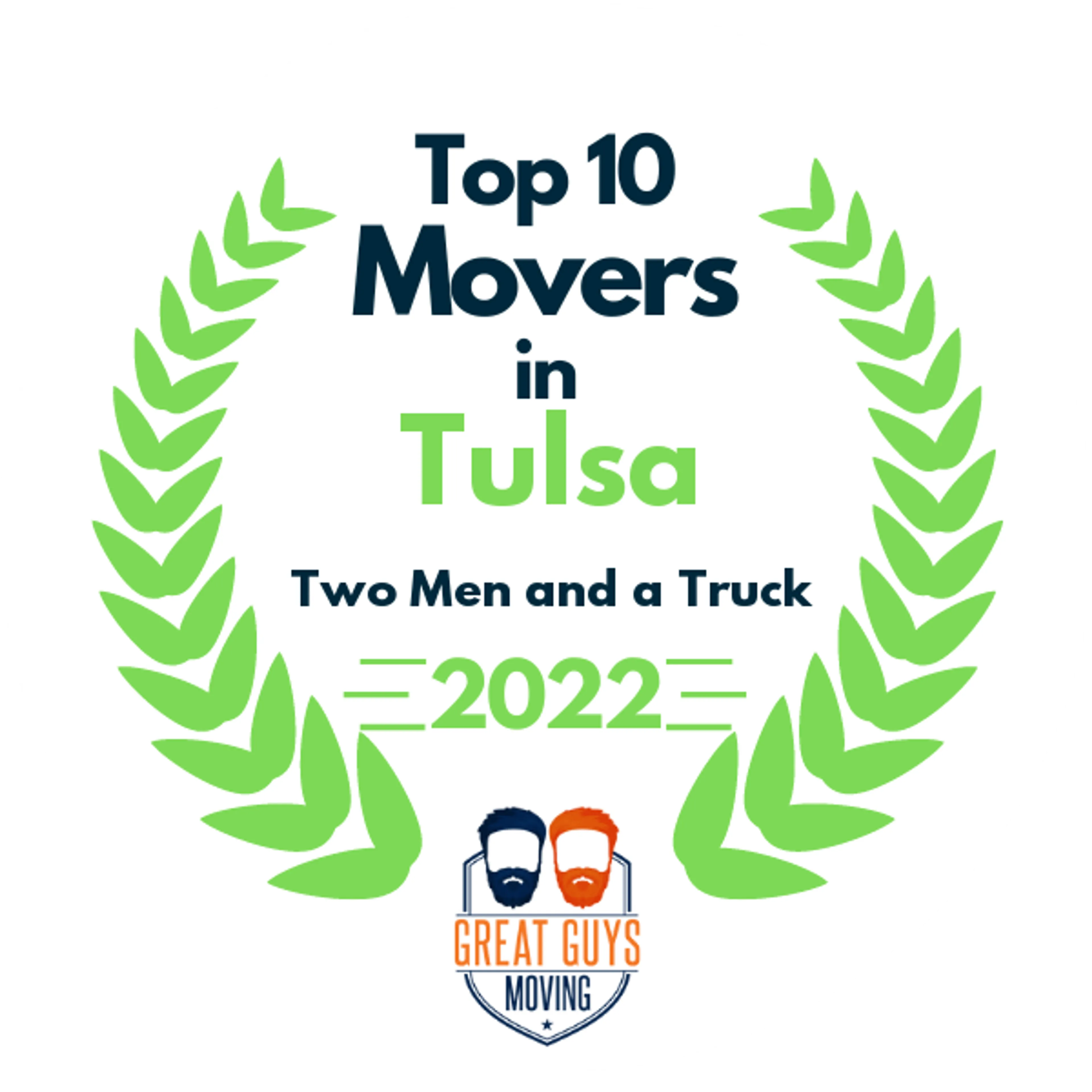Top 10 Movers in Tulsa, OK 2022 award