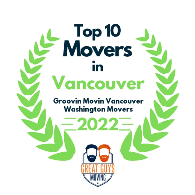 Top 10 Movers in Vancouver, WA 2022 award