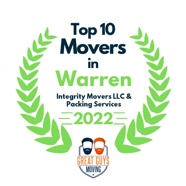 Top 10 Movers in Detroit, MI 2022 award