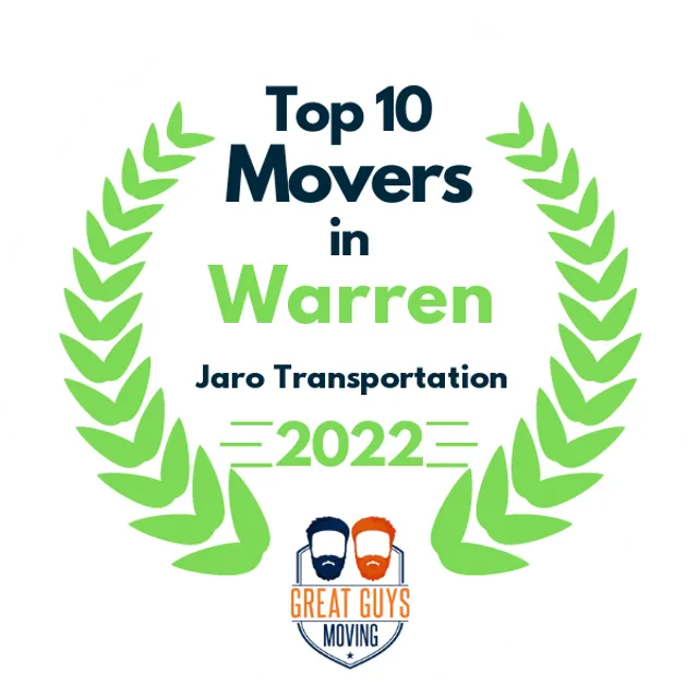 Top 10 Movers in Youngstown, OH 2022 award