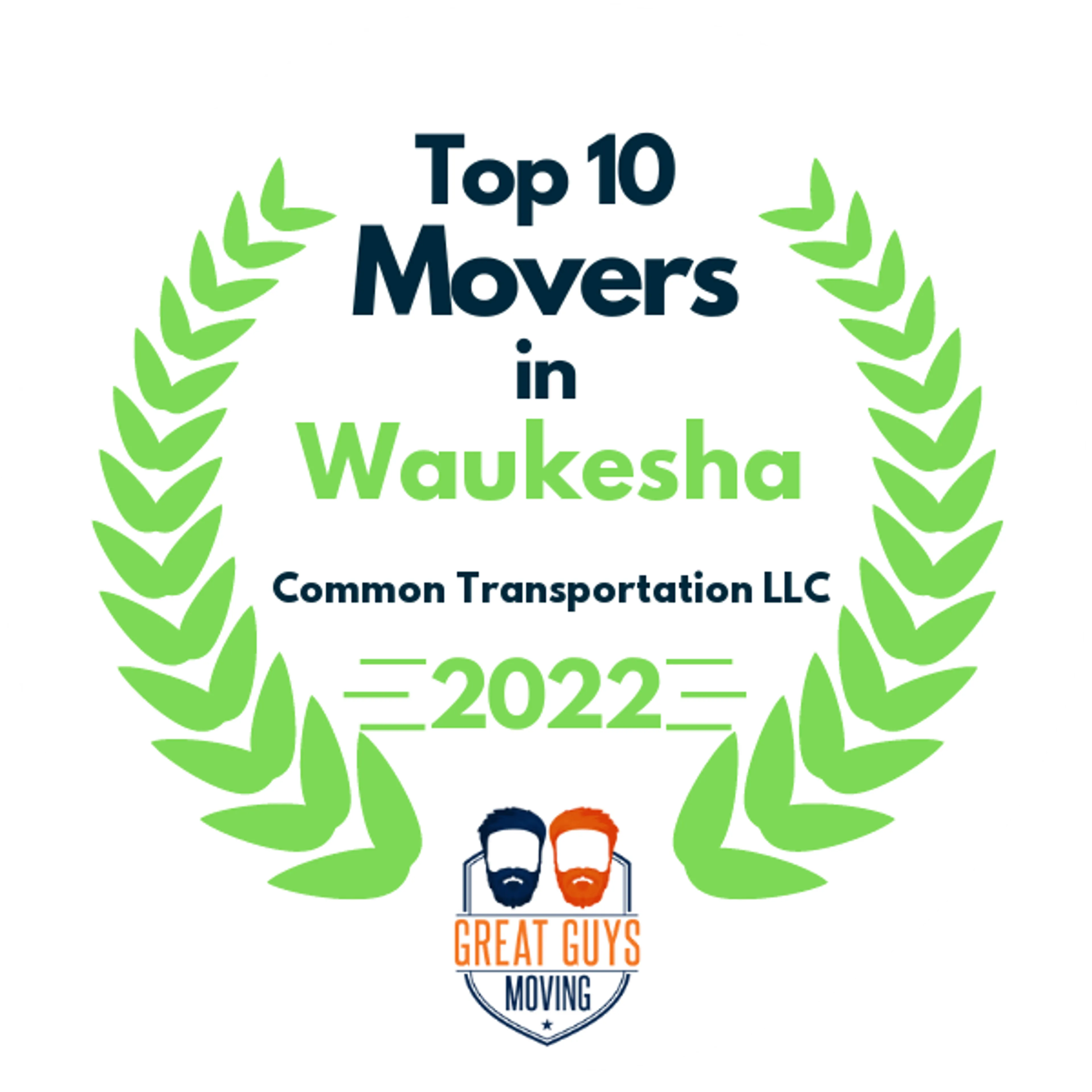 Top 10 Movers in Waukesha, WI 2022 award