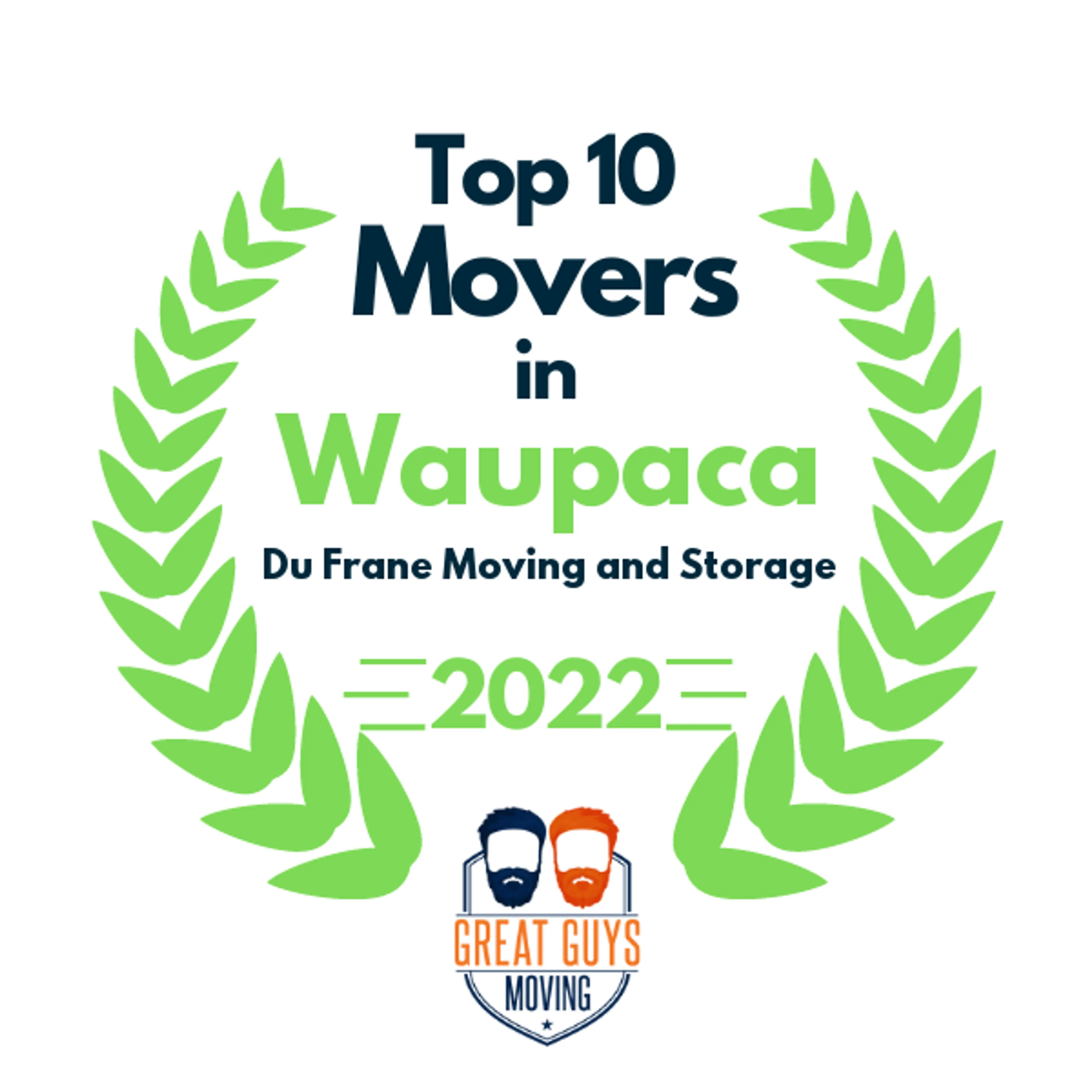 Top 10 Movers in Oshkosh, WI 2022 award