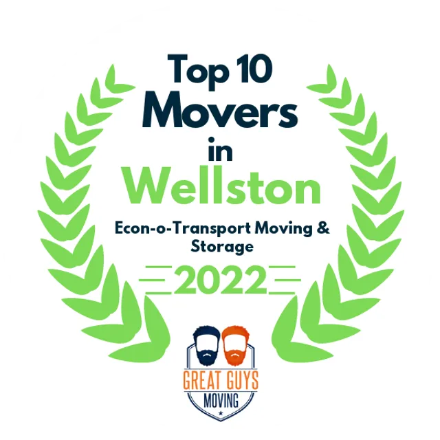 Top 10 Movers in Middletown, OH 2022 award