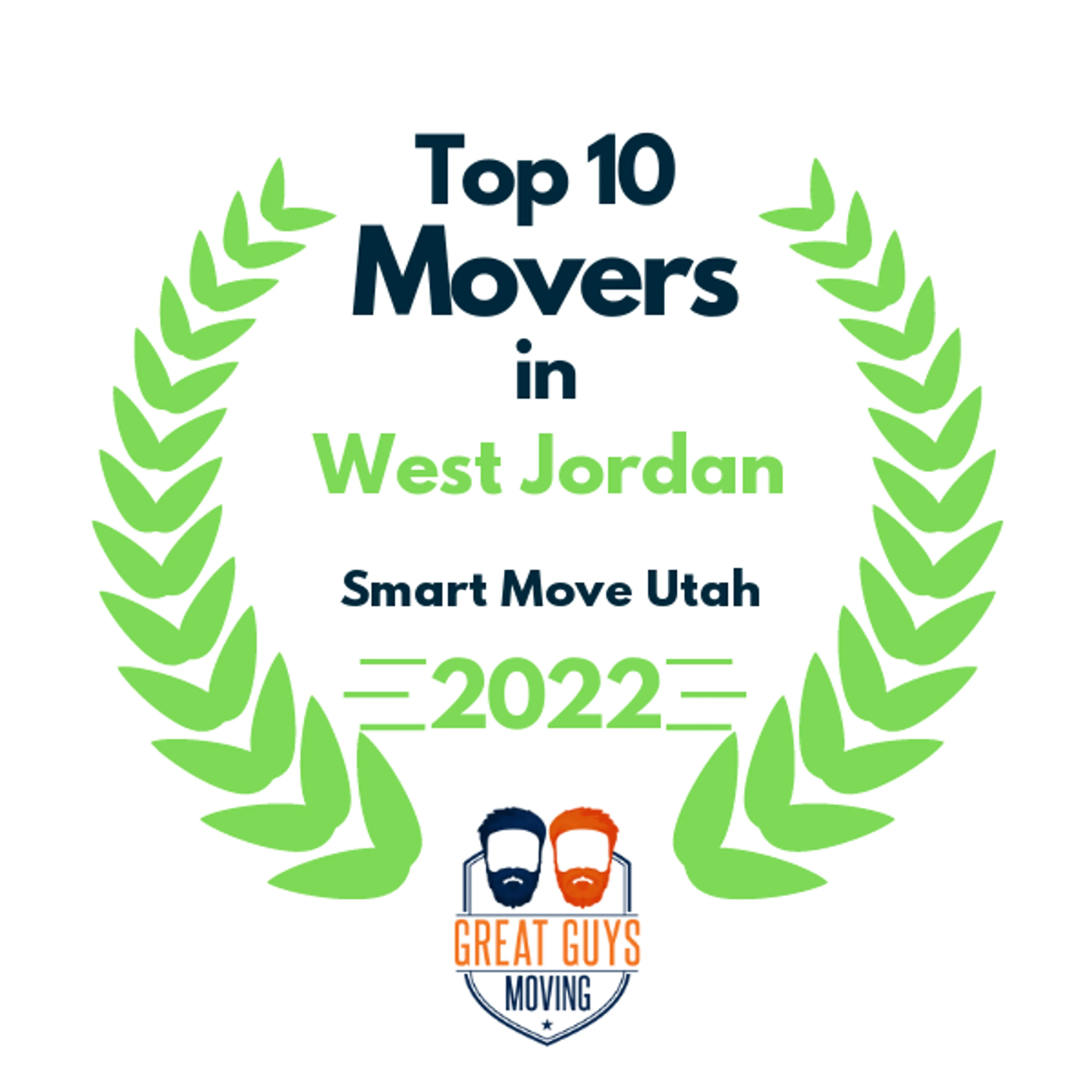Top 10 Movers in Salt Lake City, UT 2022 award