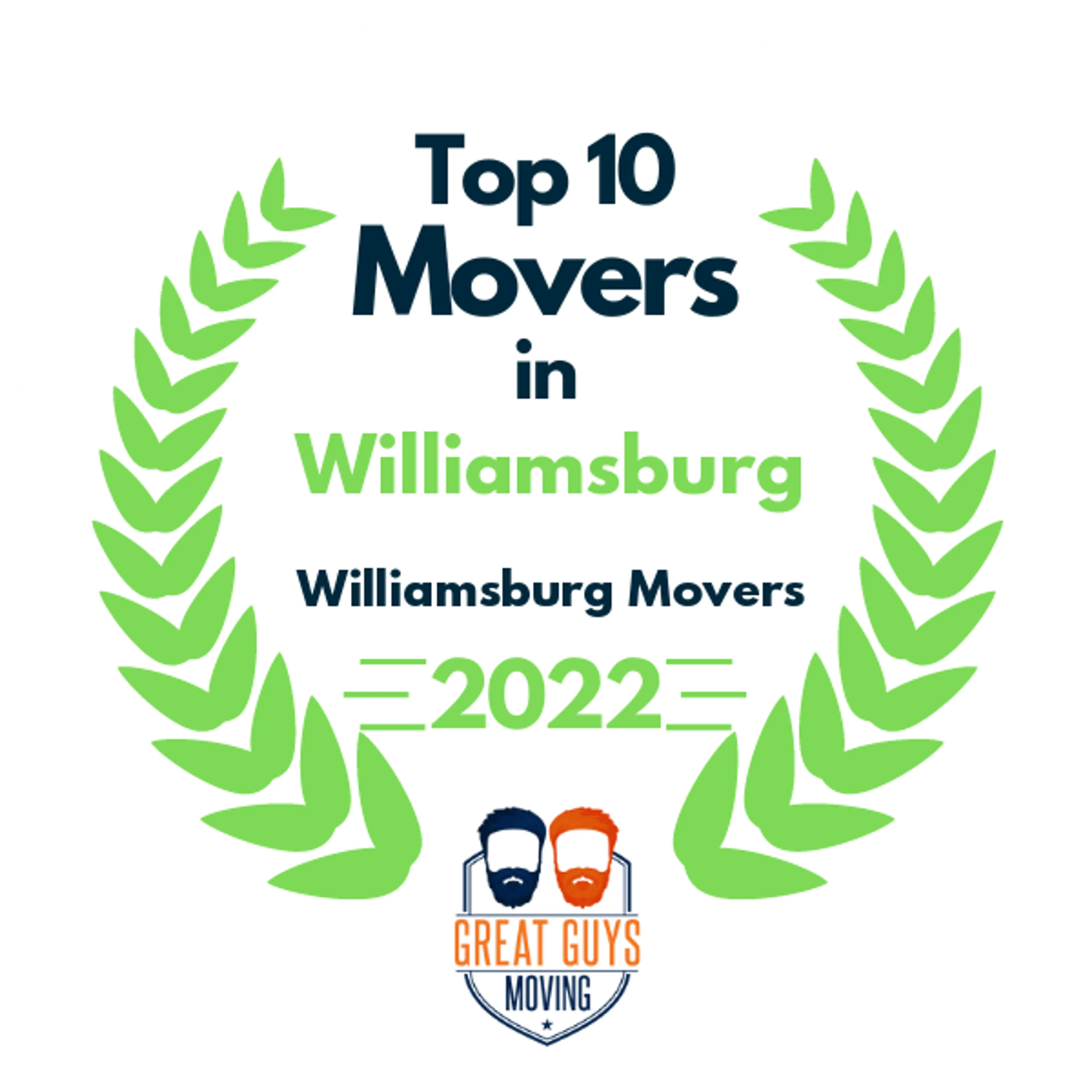 Top 10 Movers in Virginia Beach, VA 2022 award