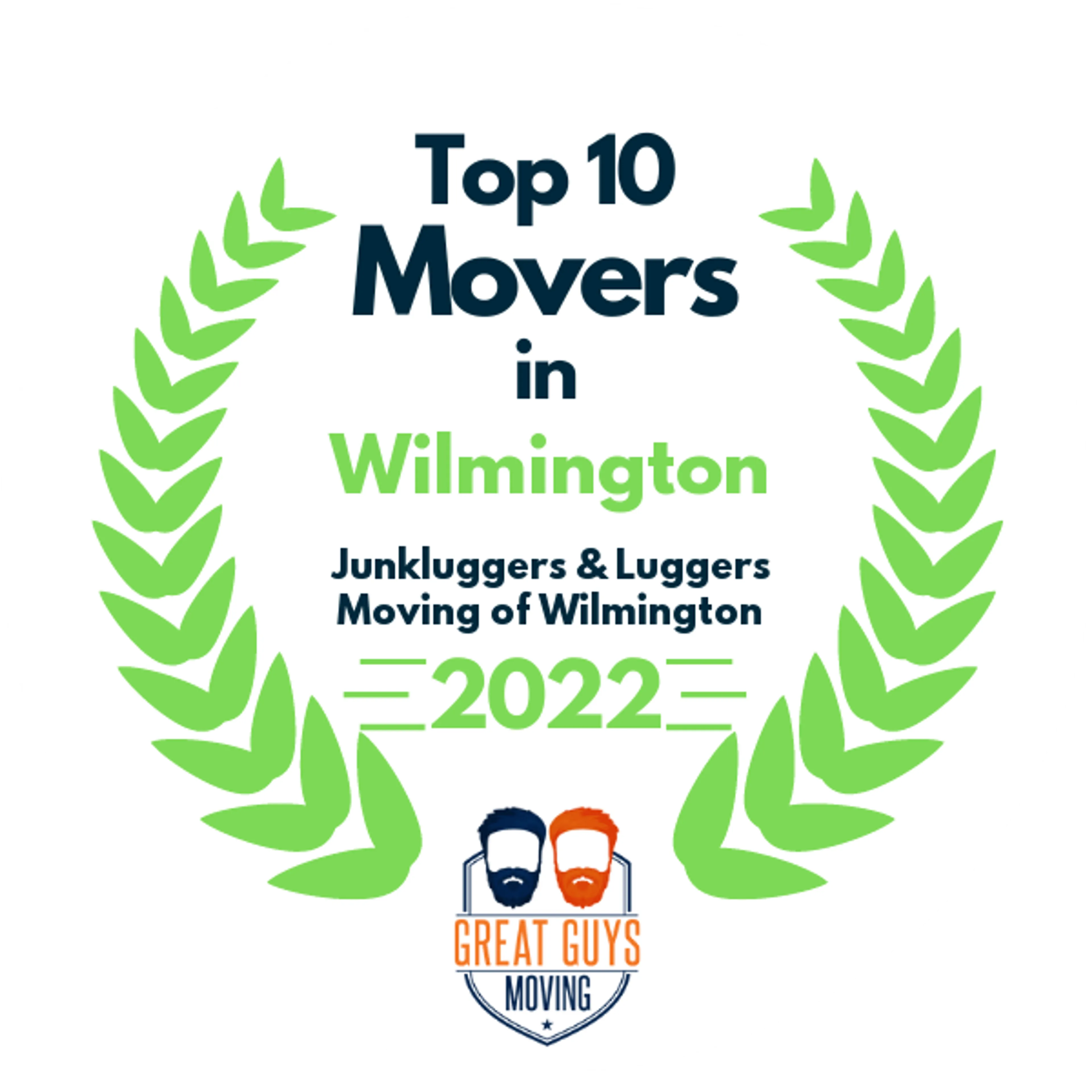 Top 10 Movers in Wilmington, NC 2022 award
