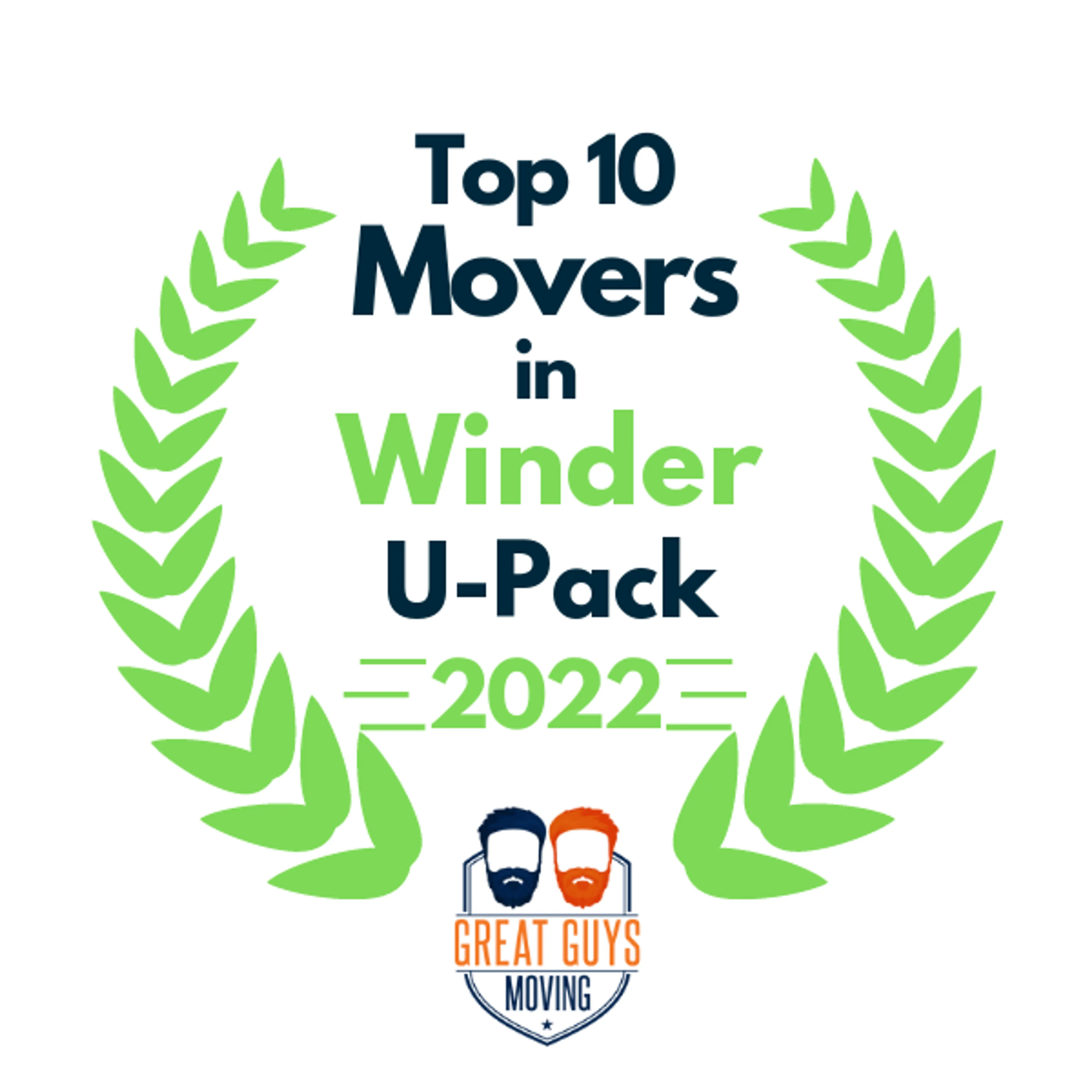 Top 10 Movers in Athens, GA 2022 award