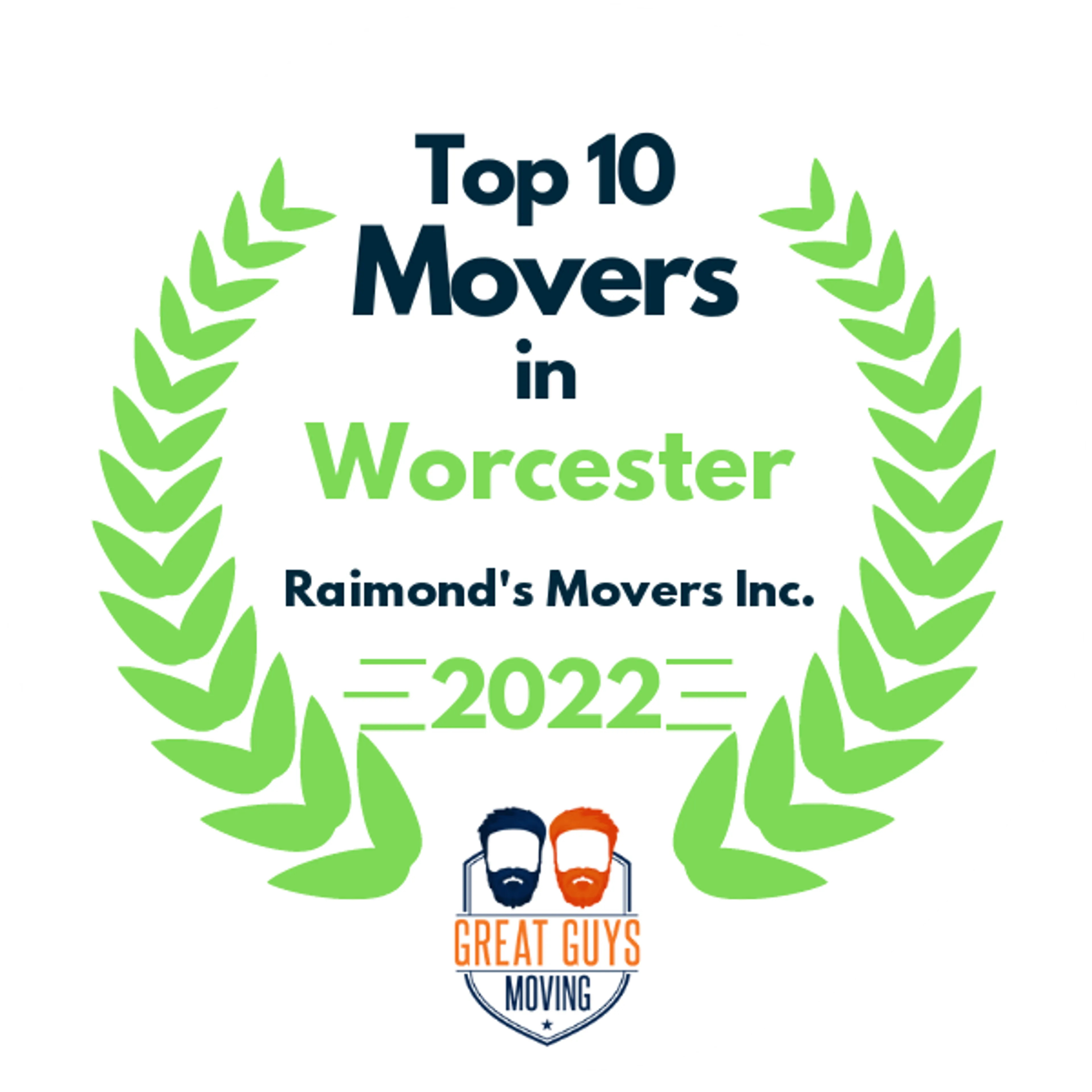 Top 10 Movers in Boston, MA 2022 award
