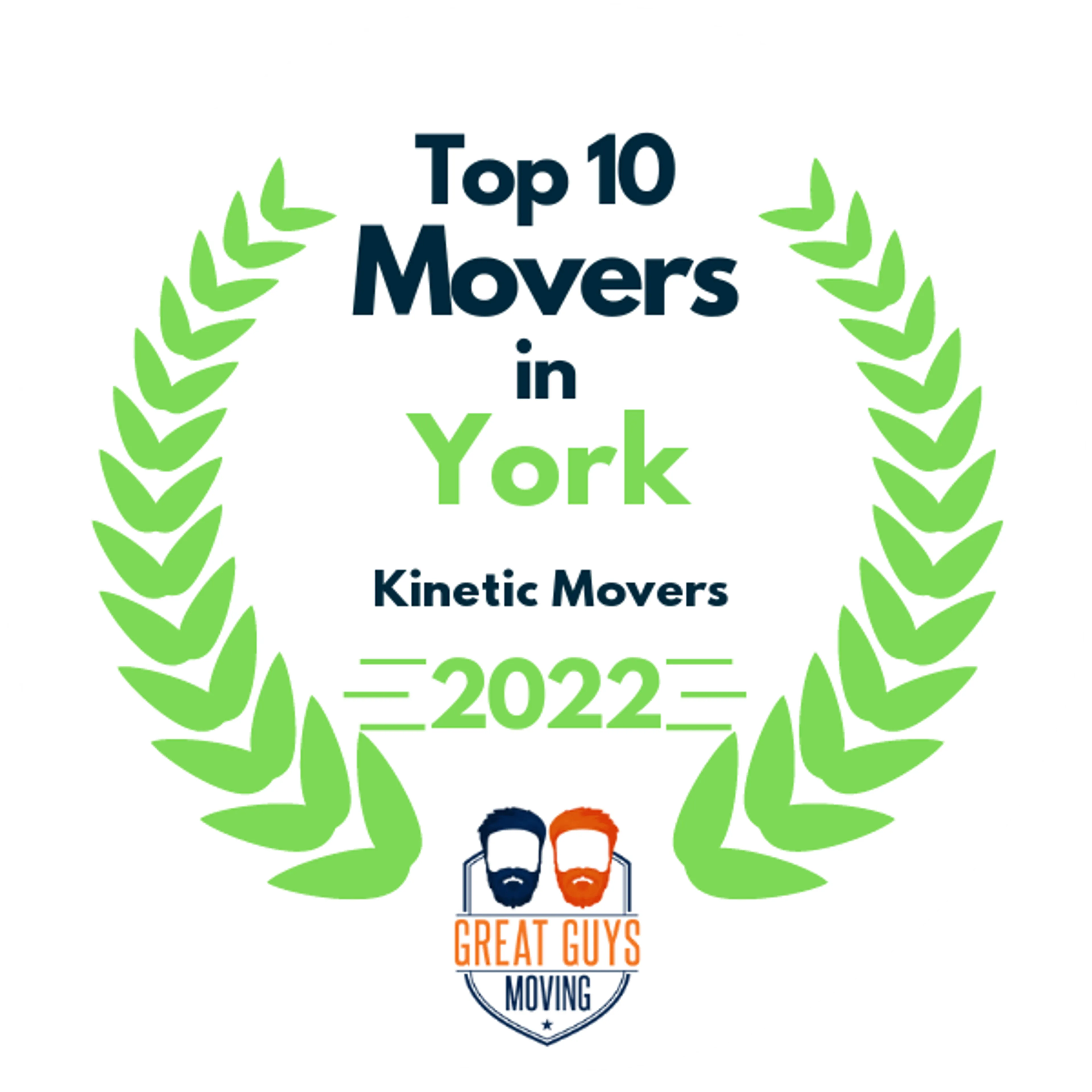 Top 10 Movers in Lancaster, PA 2022 award