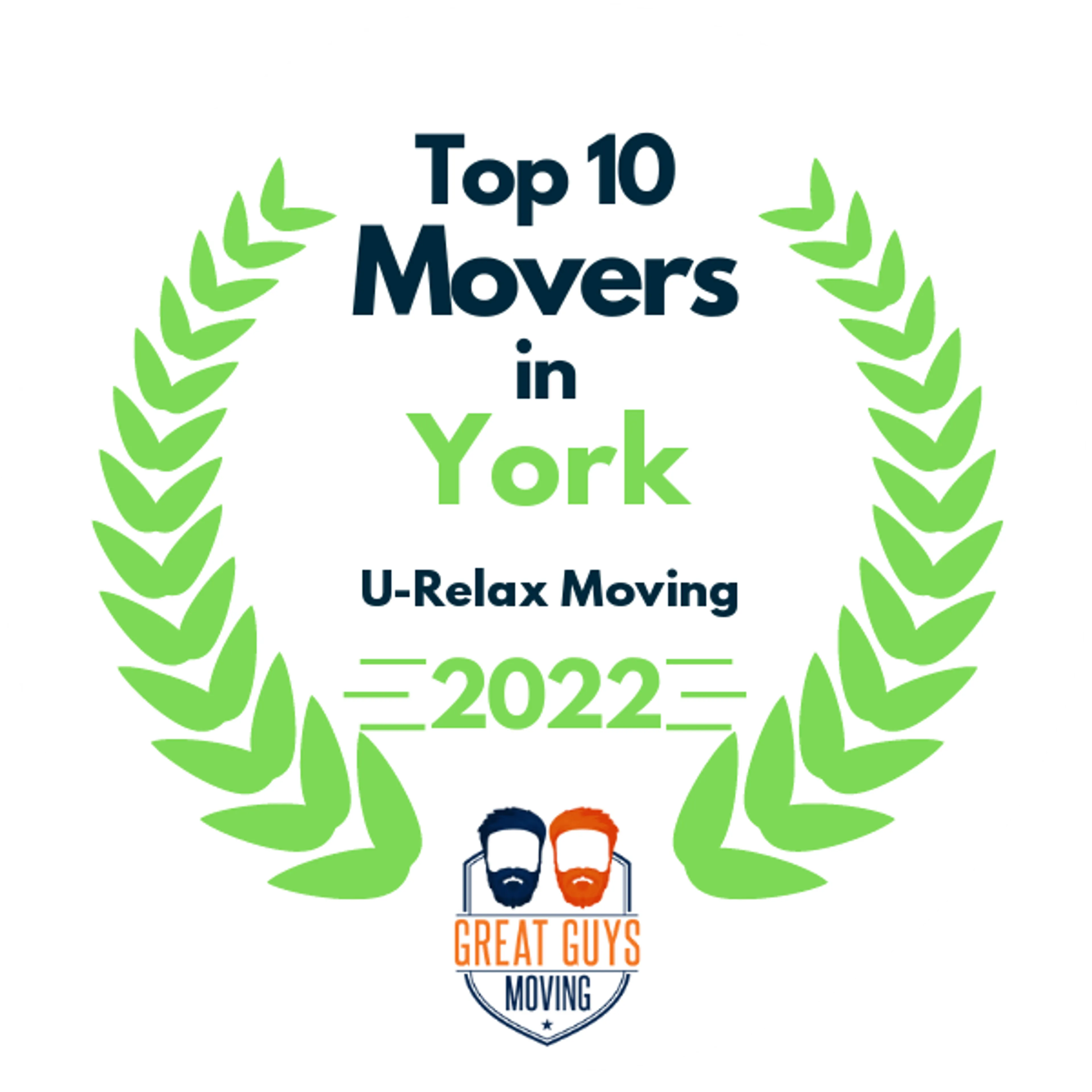 Top 10 Movers in Lancaster, PA 2022 award