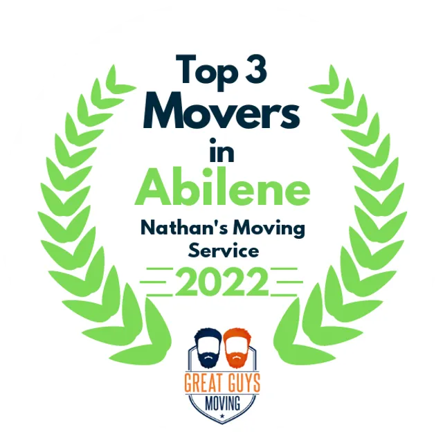 Top 3 Movers in Abilene, TX 2022 award