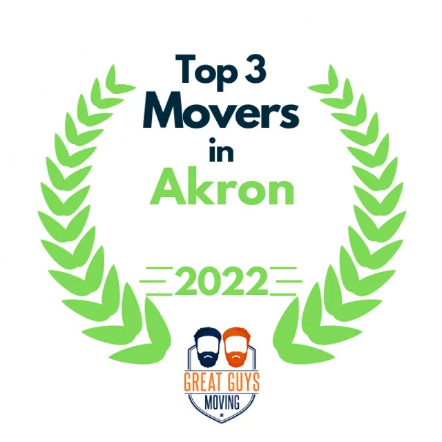 Top 3 Movers in Akron, OH 2022 award