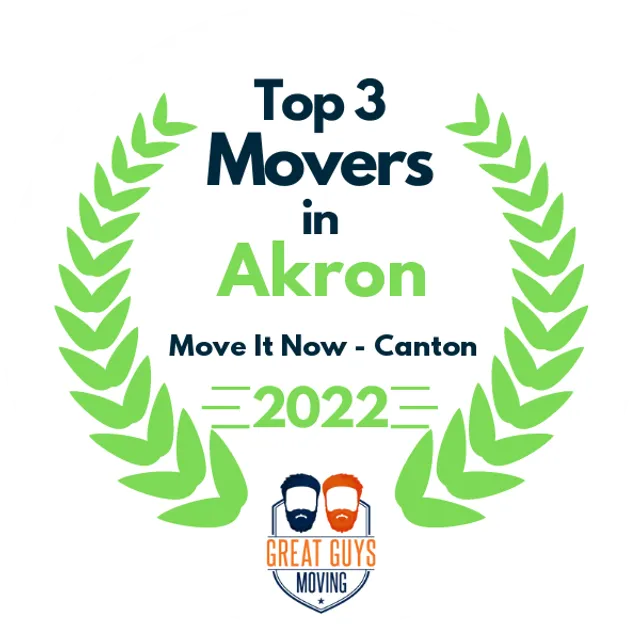 Top 3 Movers in Akron, OH 2022 award