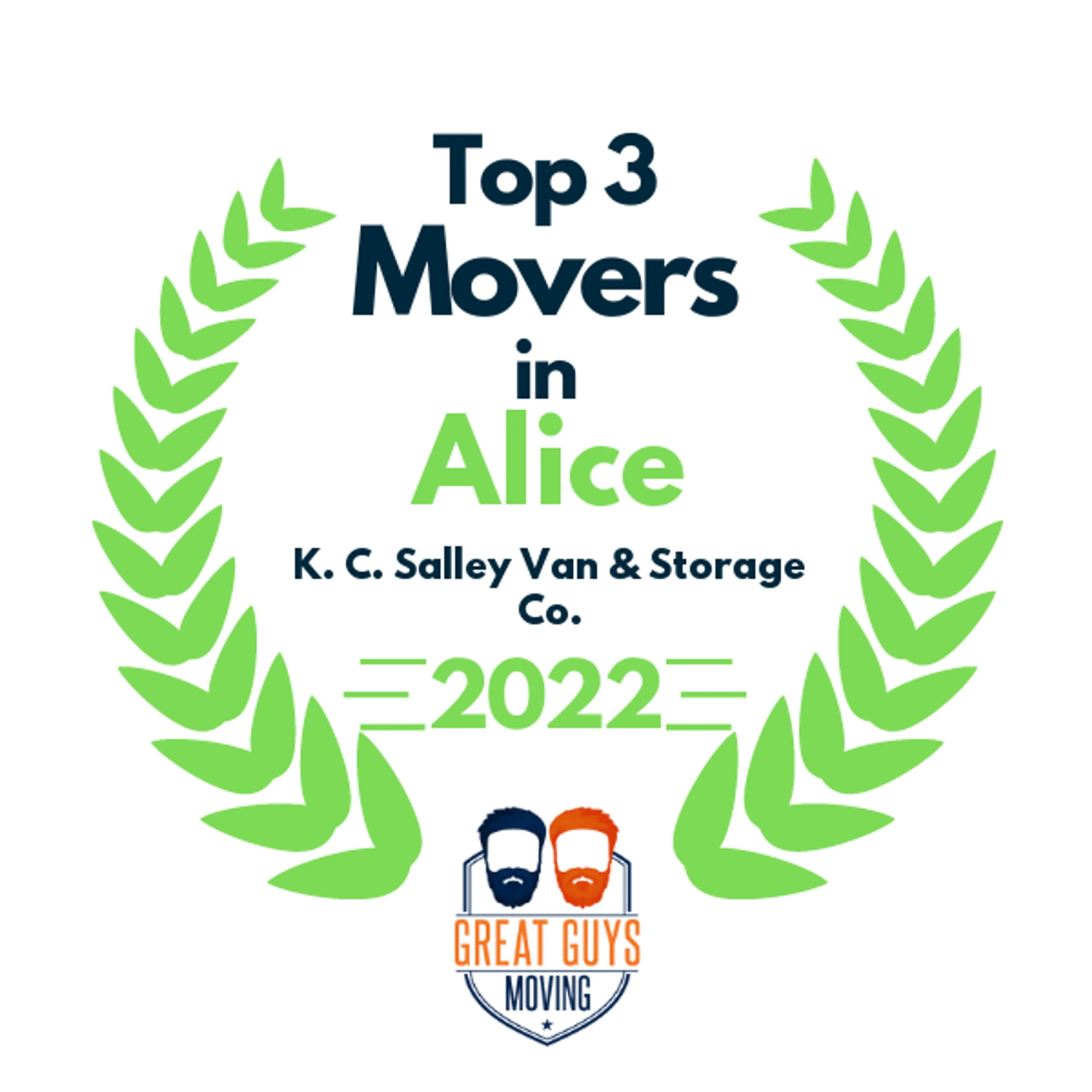 Top 3 Movers in Kingsville, TX 2022 award