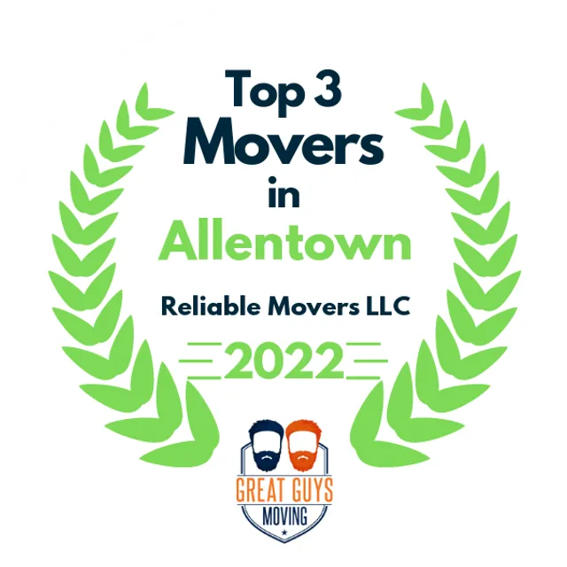 Top 3 Movers in Allentown, PA 2022 award