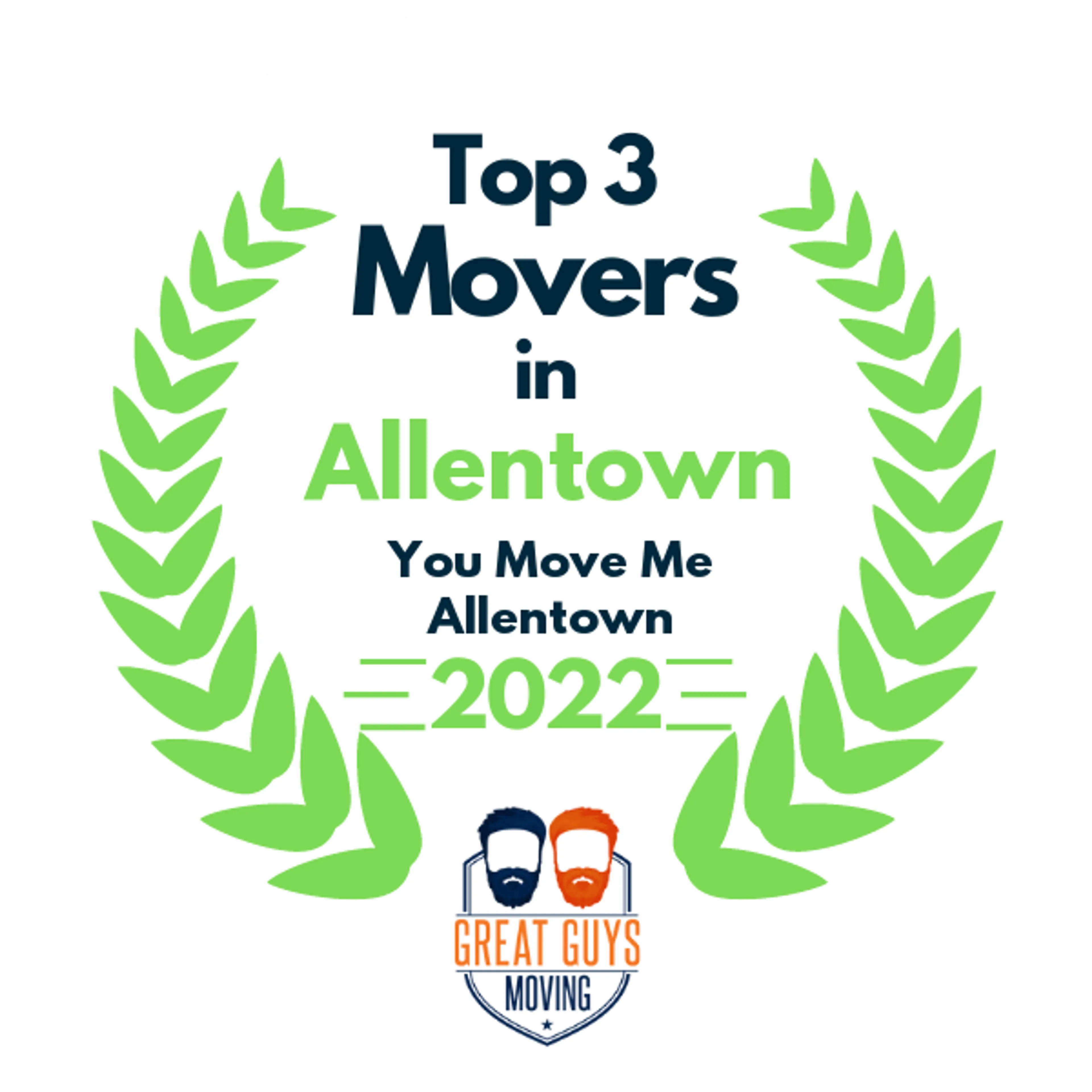 Top 3 Movers in Allentown, PA 2022 award