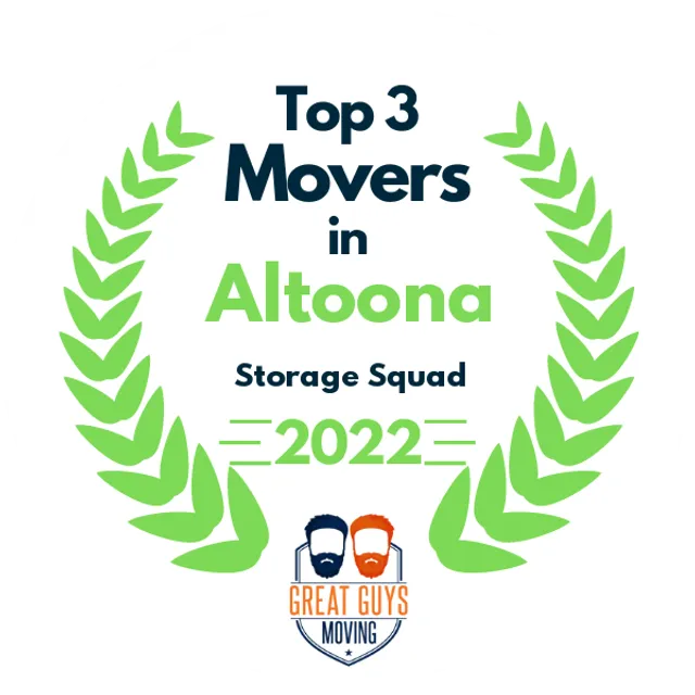 Top 3 Movers in Altoona, PA 2022 award