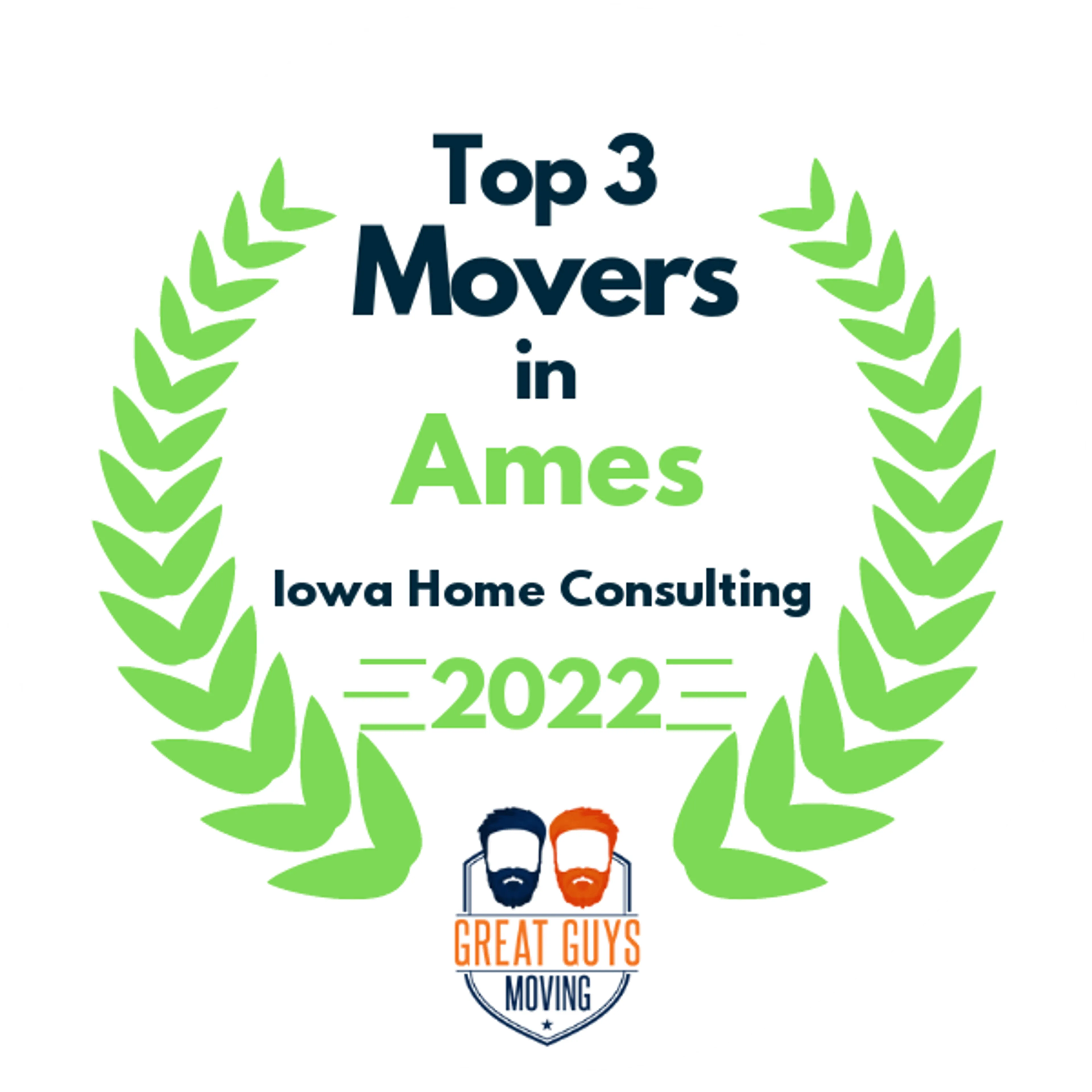 Top 3 Movers in Des Moines, IA 2022 award