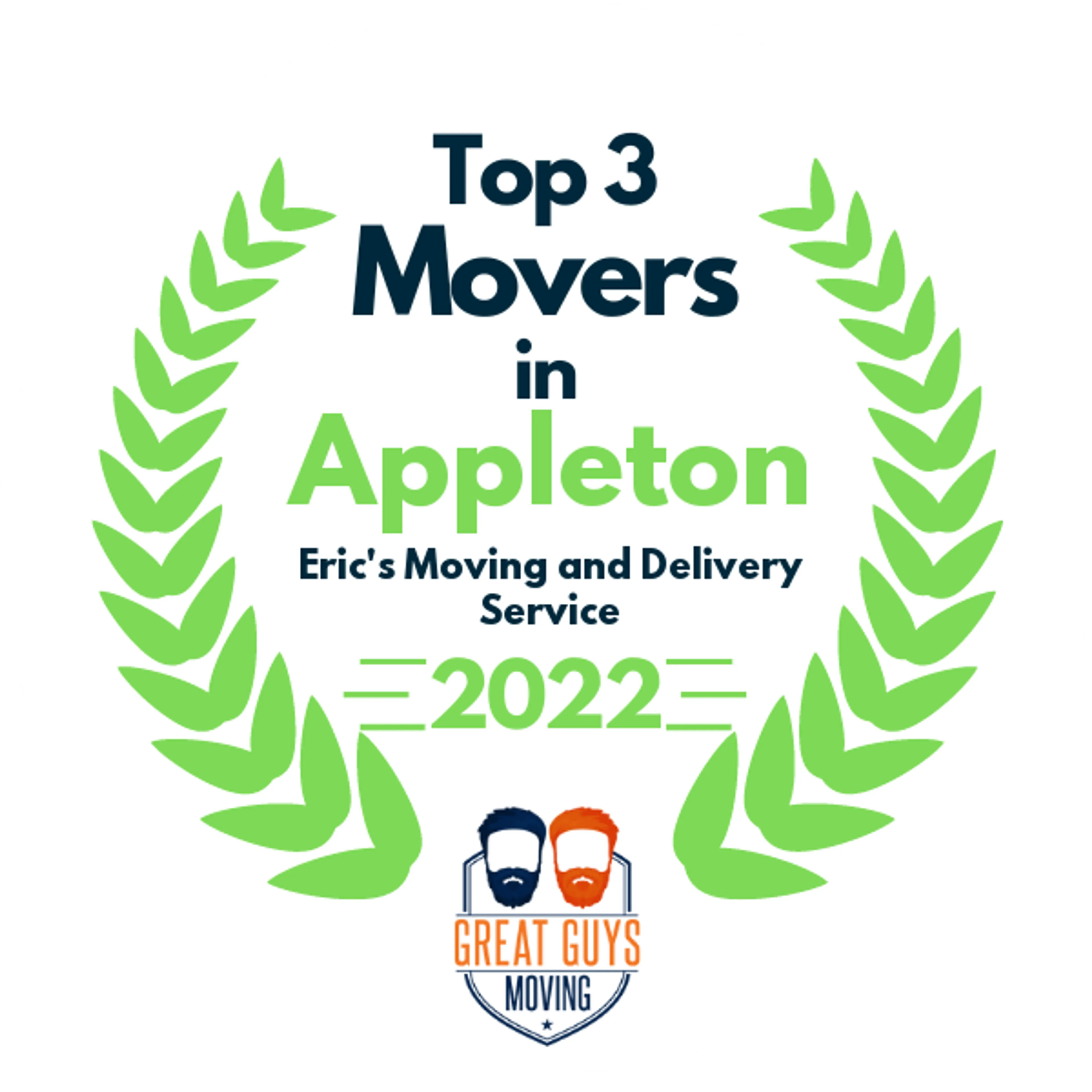 Top 3 Movers in Appleton, WI 2022 award