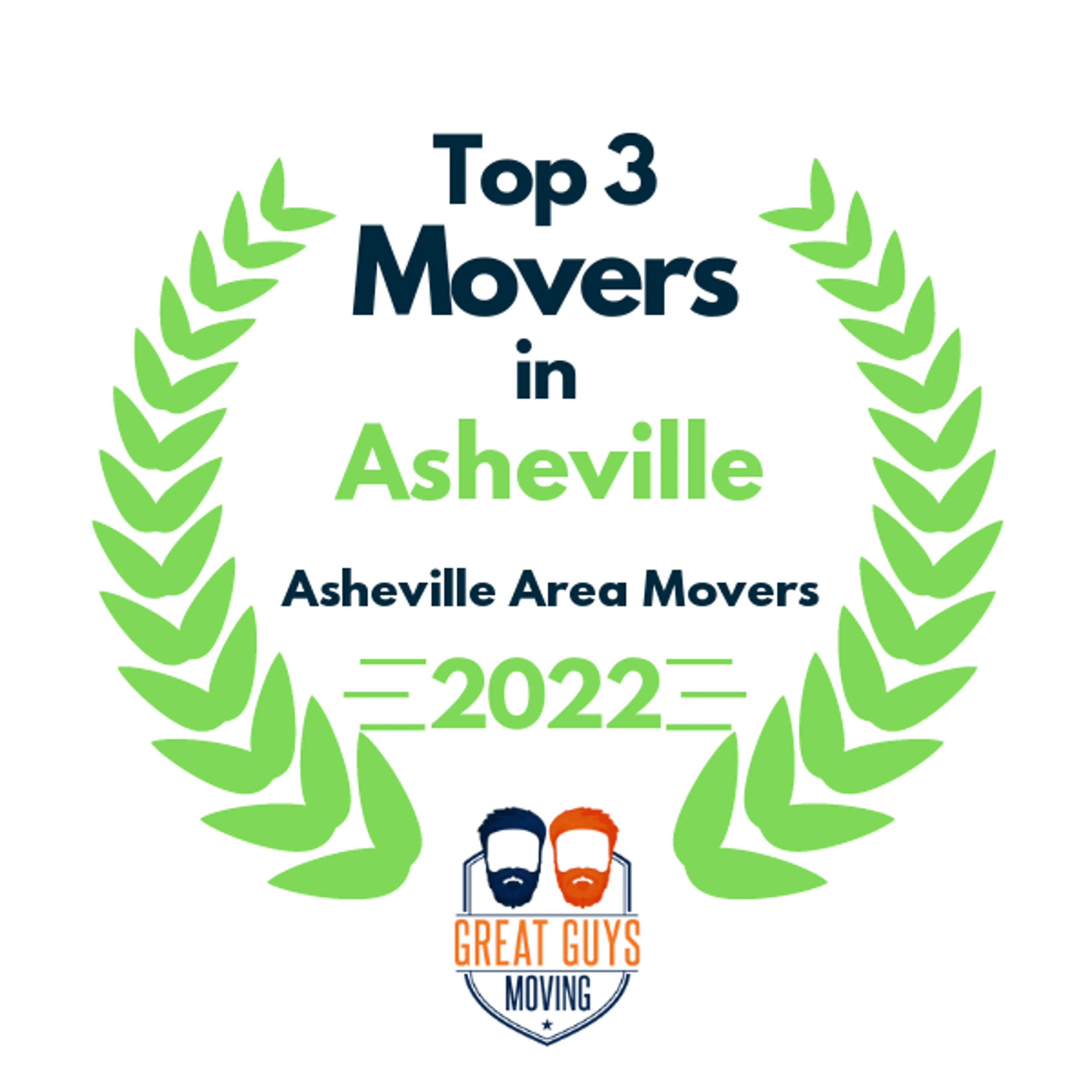 Top 3 Movers in Asheville, NC 2022 award