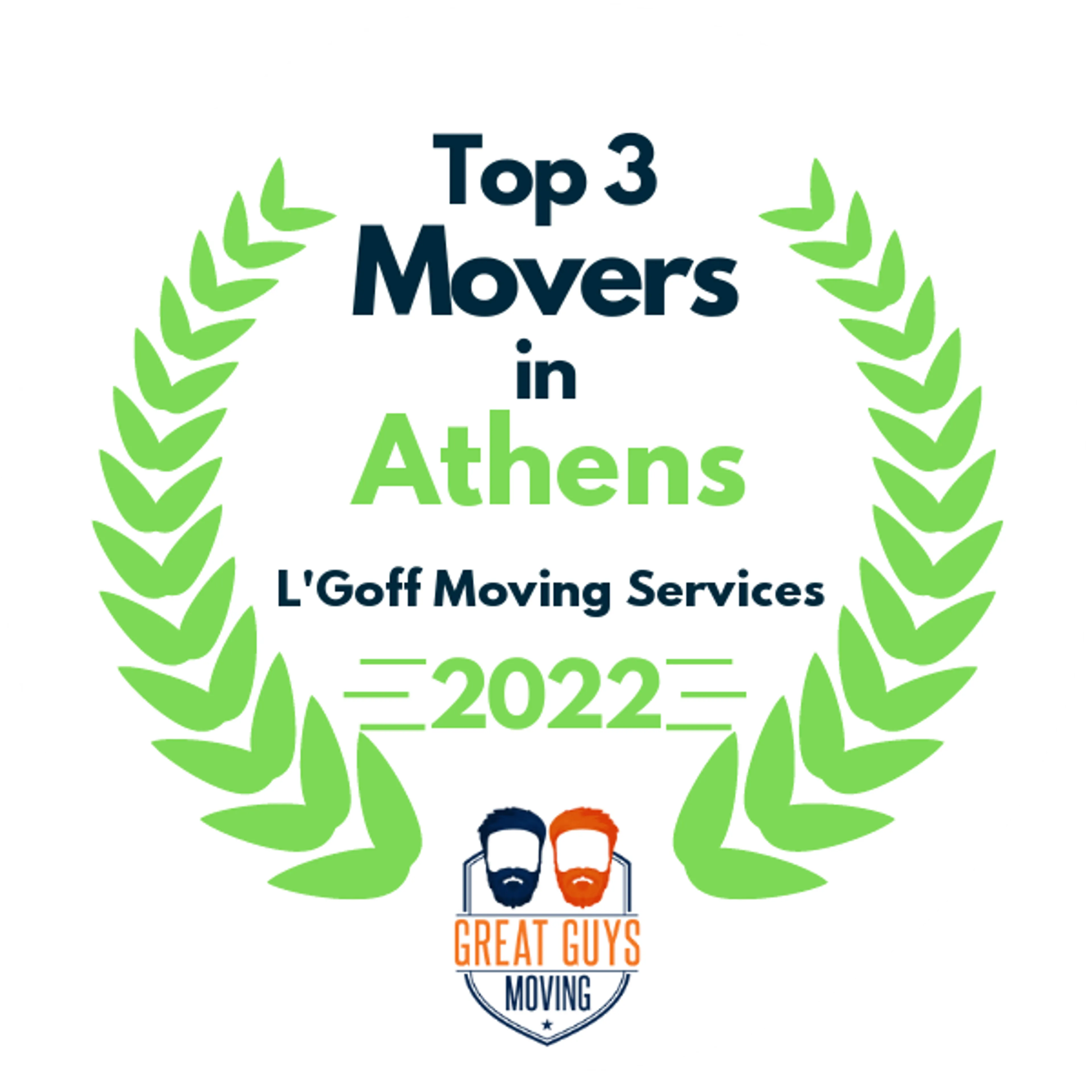Top 3 Movers in Athens, GA 2022 award