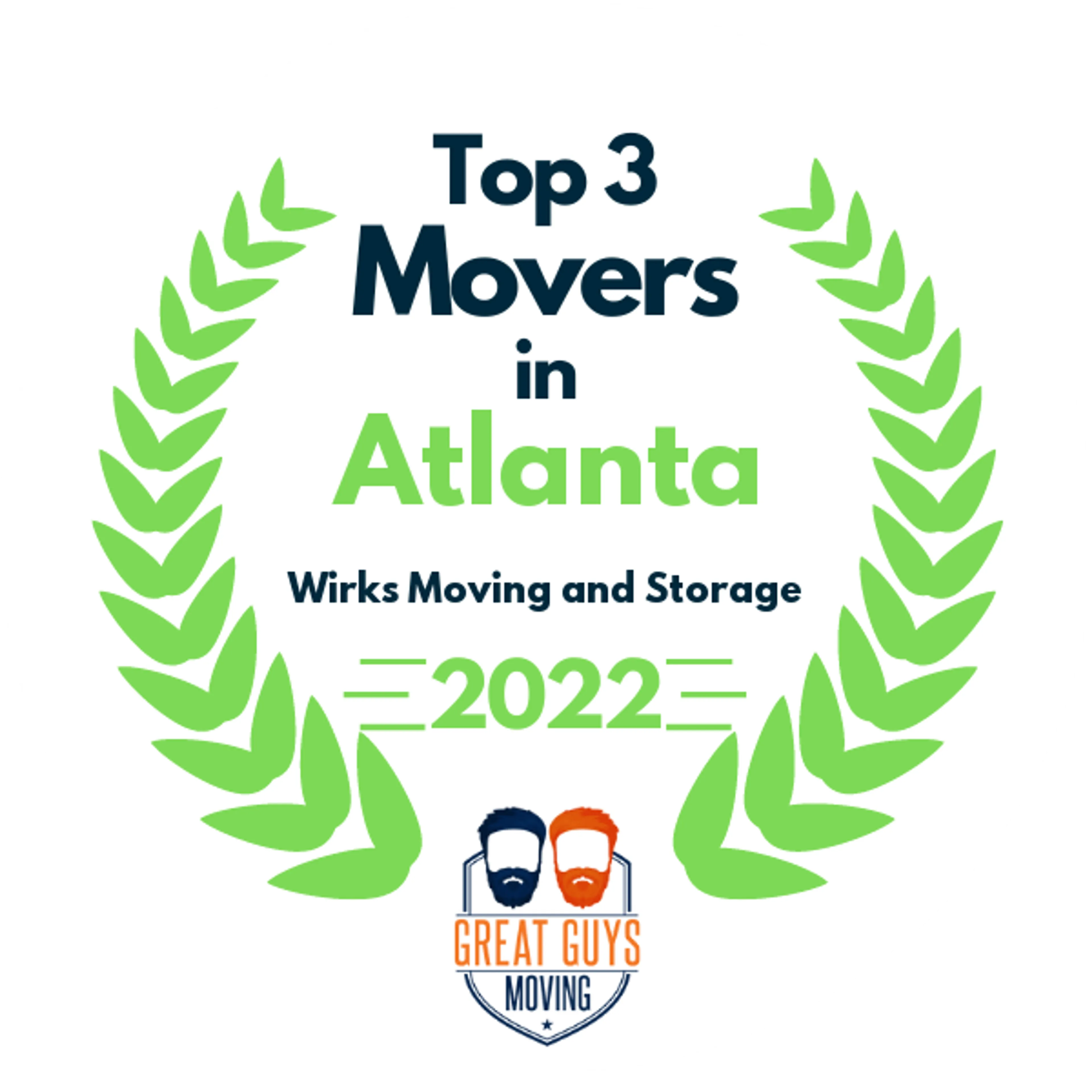 Top 3 Movers in Atlanta, GA 2022 award