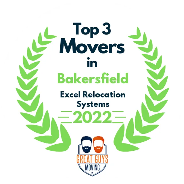 Top 3 Movers in Bakersfield, CA 2022 award