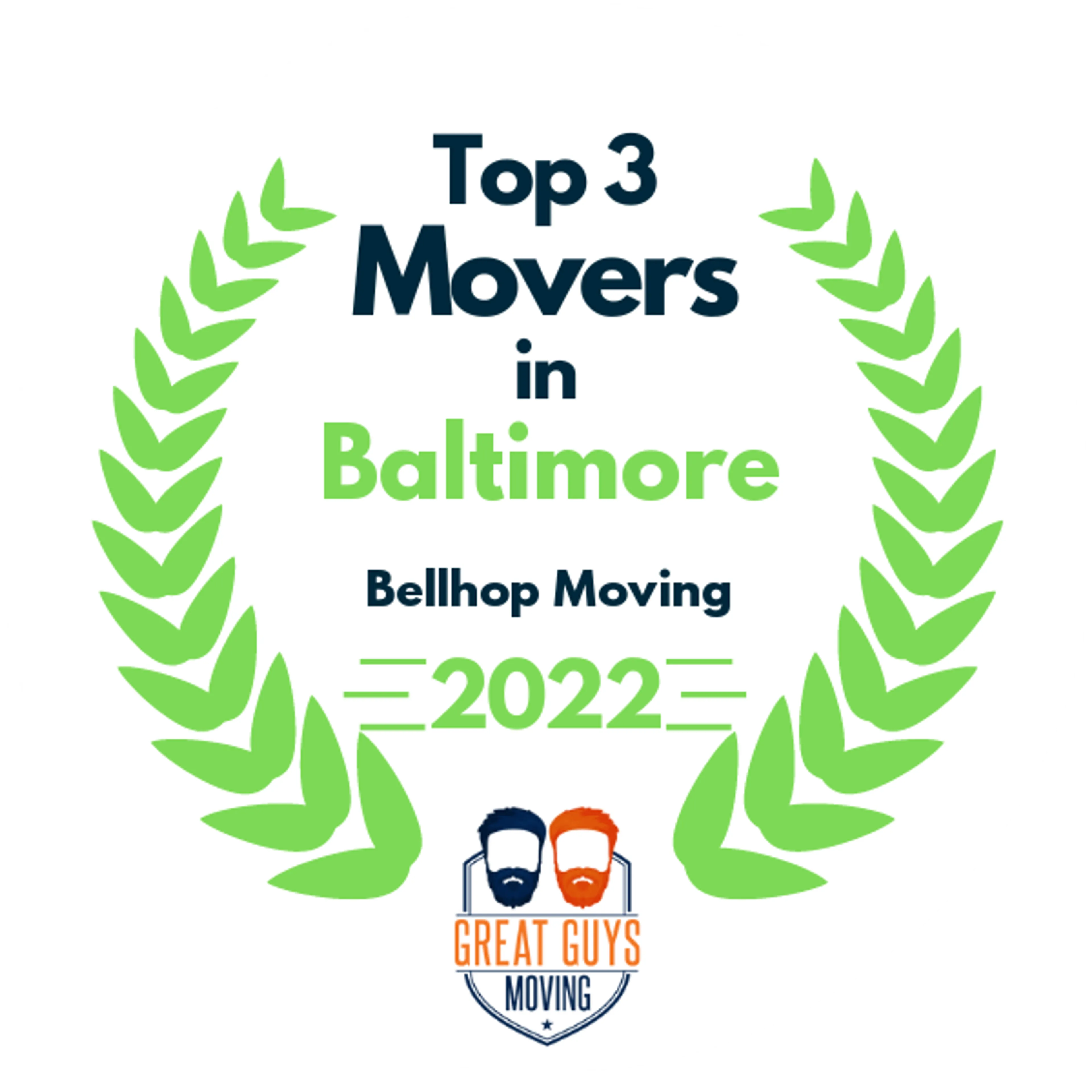 Top 3 Movers in Baltimore, MD 2022 award