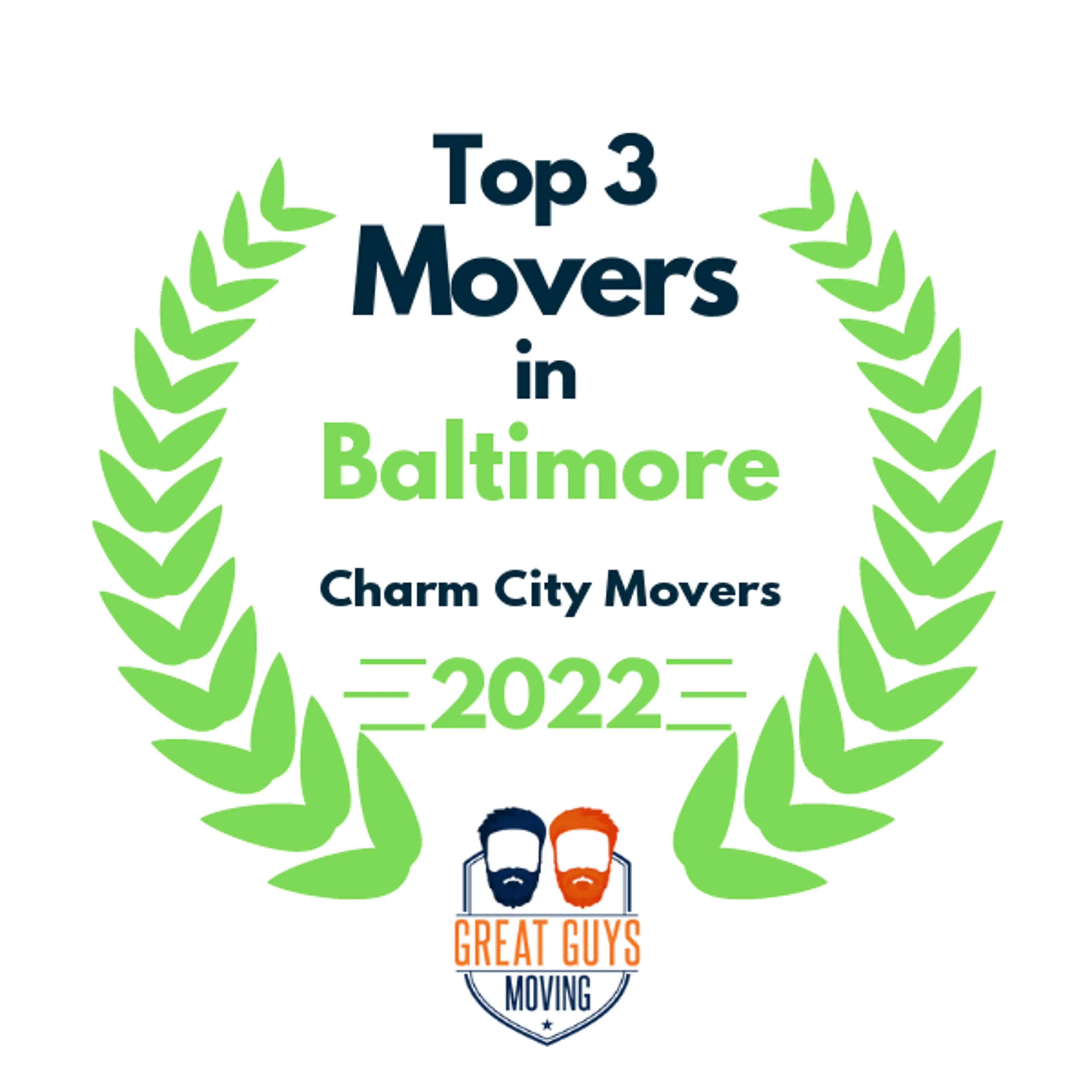 Top 3 Movers in Baltimore, MD 2022 award