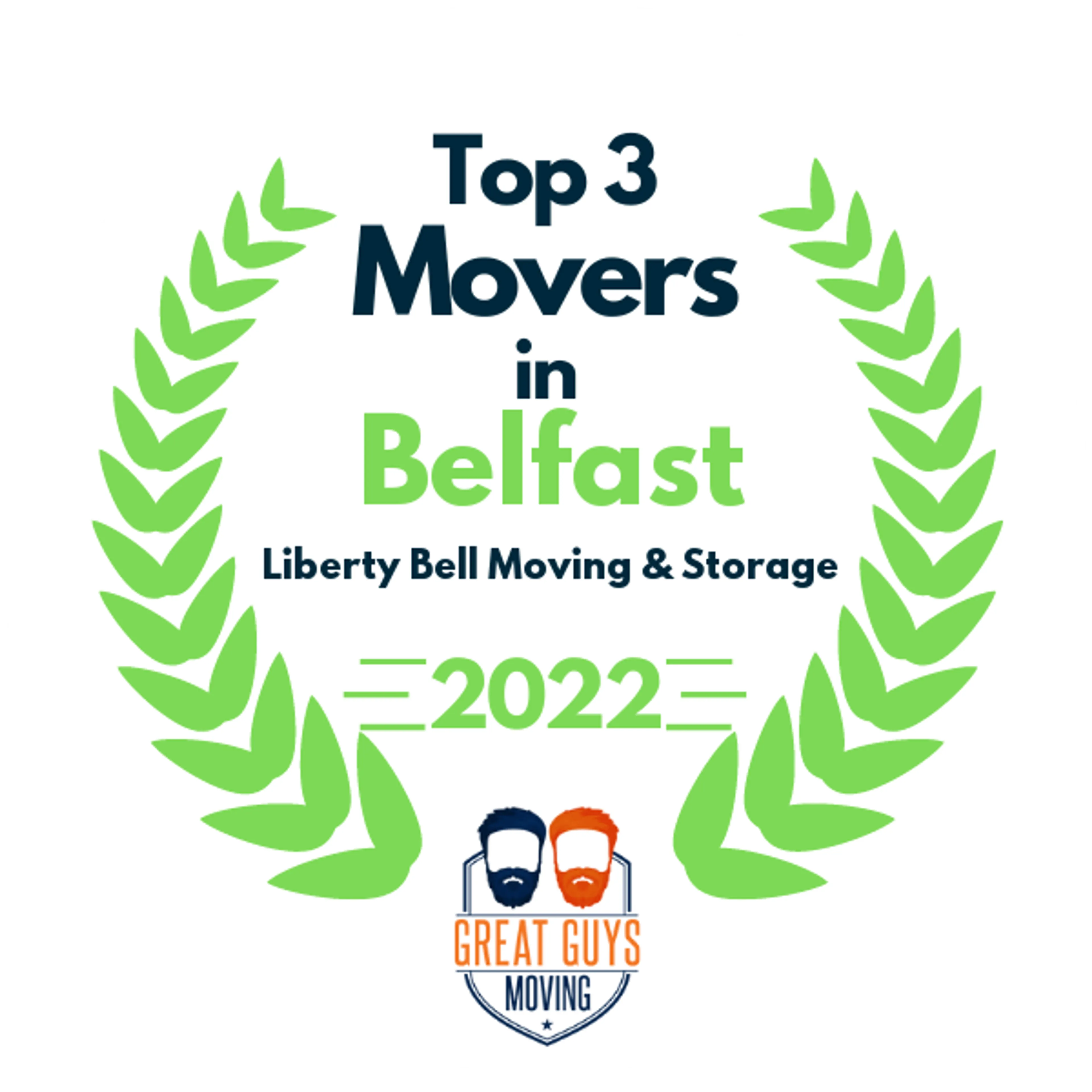 Top 3 Movers in Belfast, ME 2022 award
