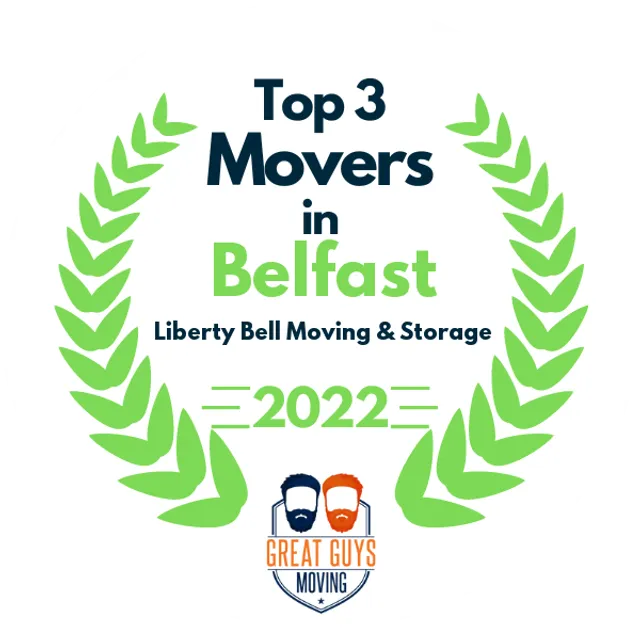 Top 3 Movers in Belfast, ME 2022 award