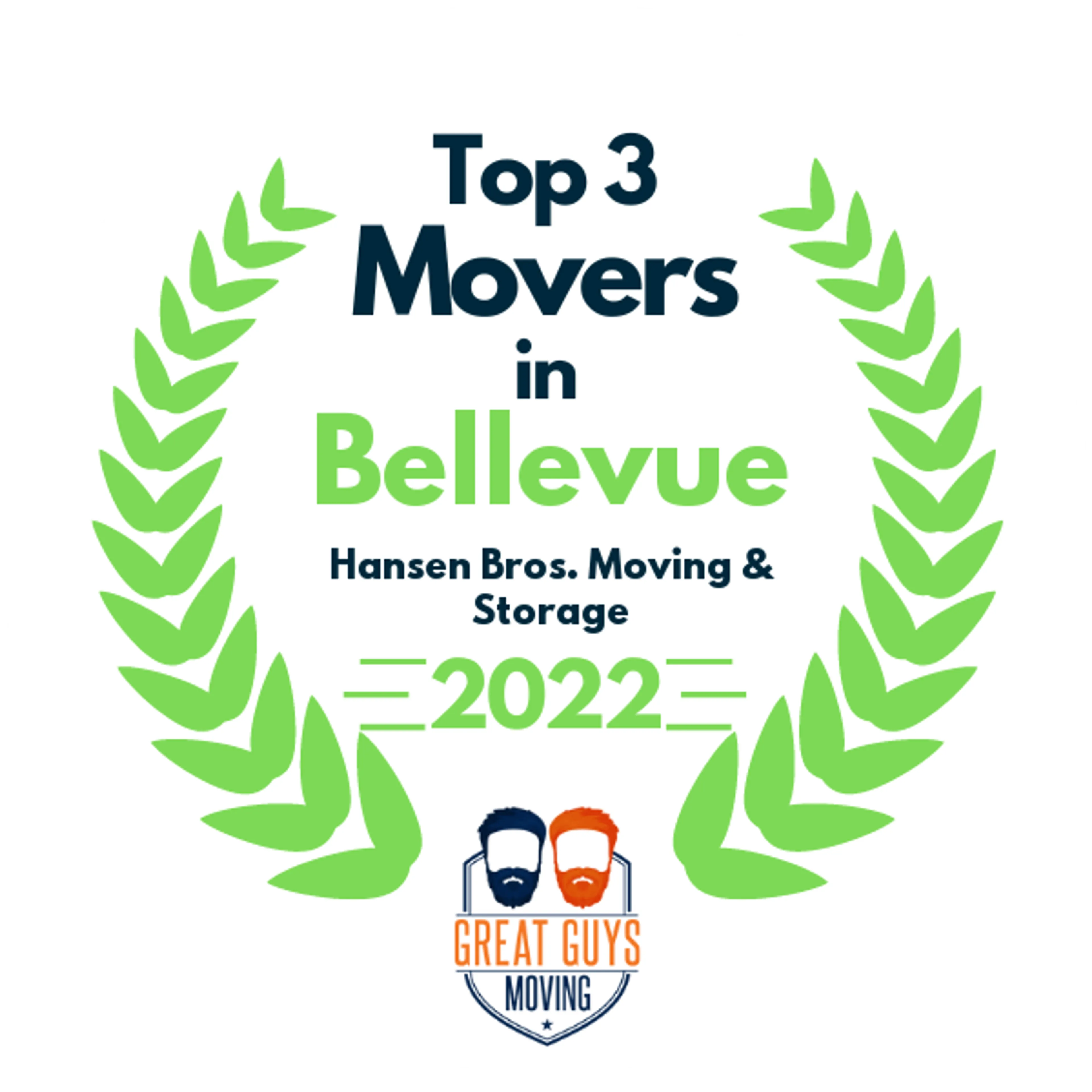 Top 3 Movers in Kent, WA 2022 award