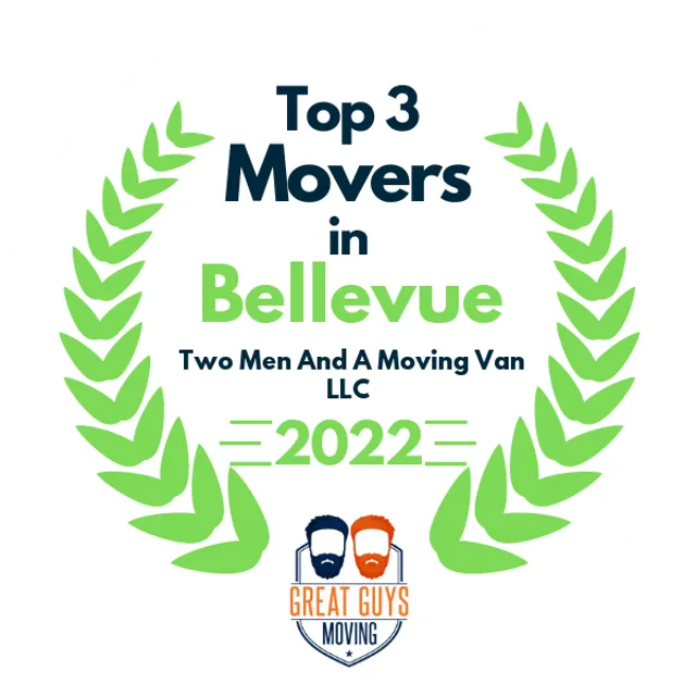 Top 3 Movers in Bellevue, WA 2022 award