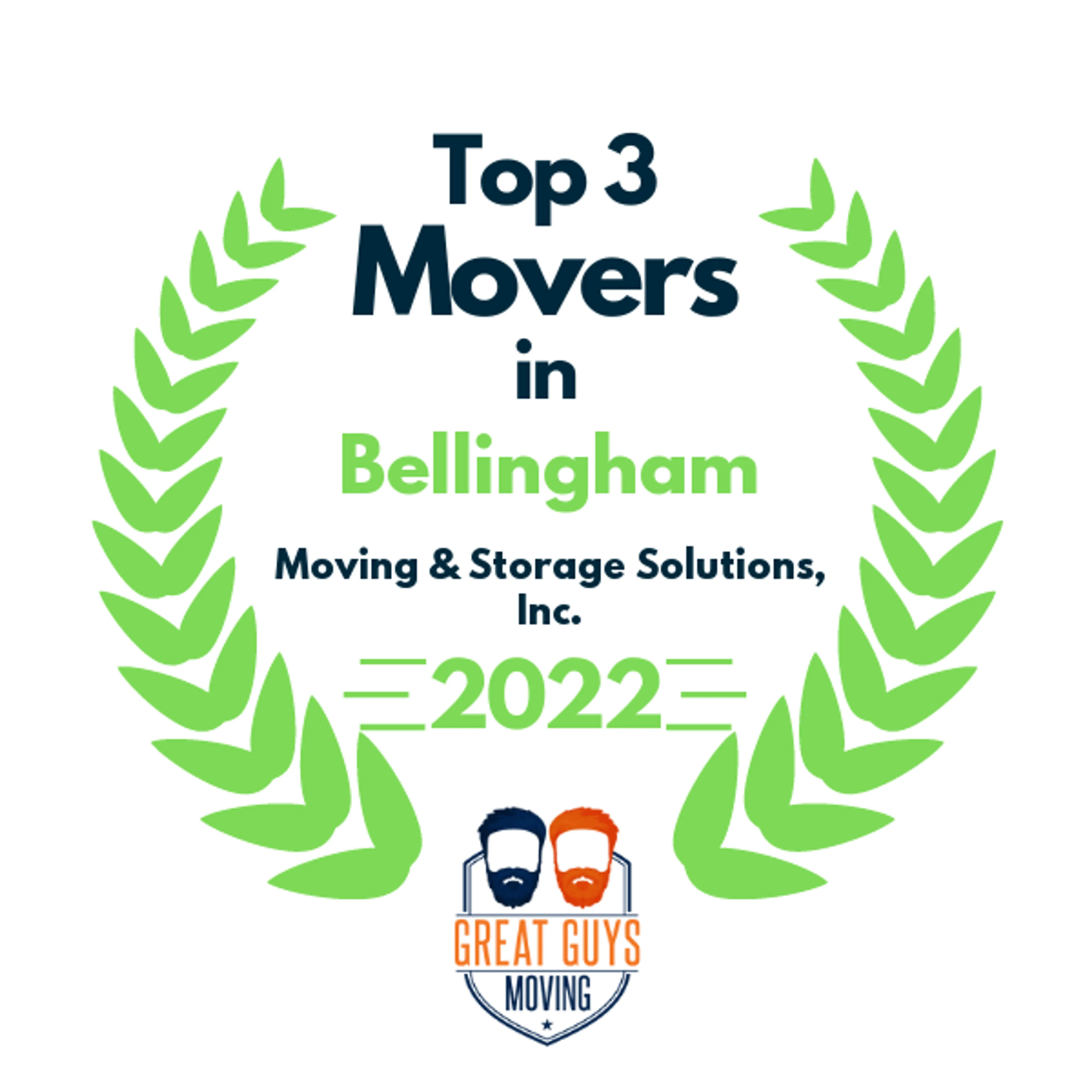 Top 3 Movers in Bellingham, WA 2022 award