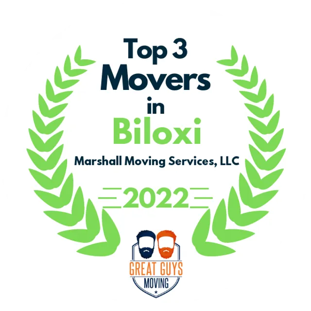 Top 3 Movers in Biloxi, MS 2022 award