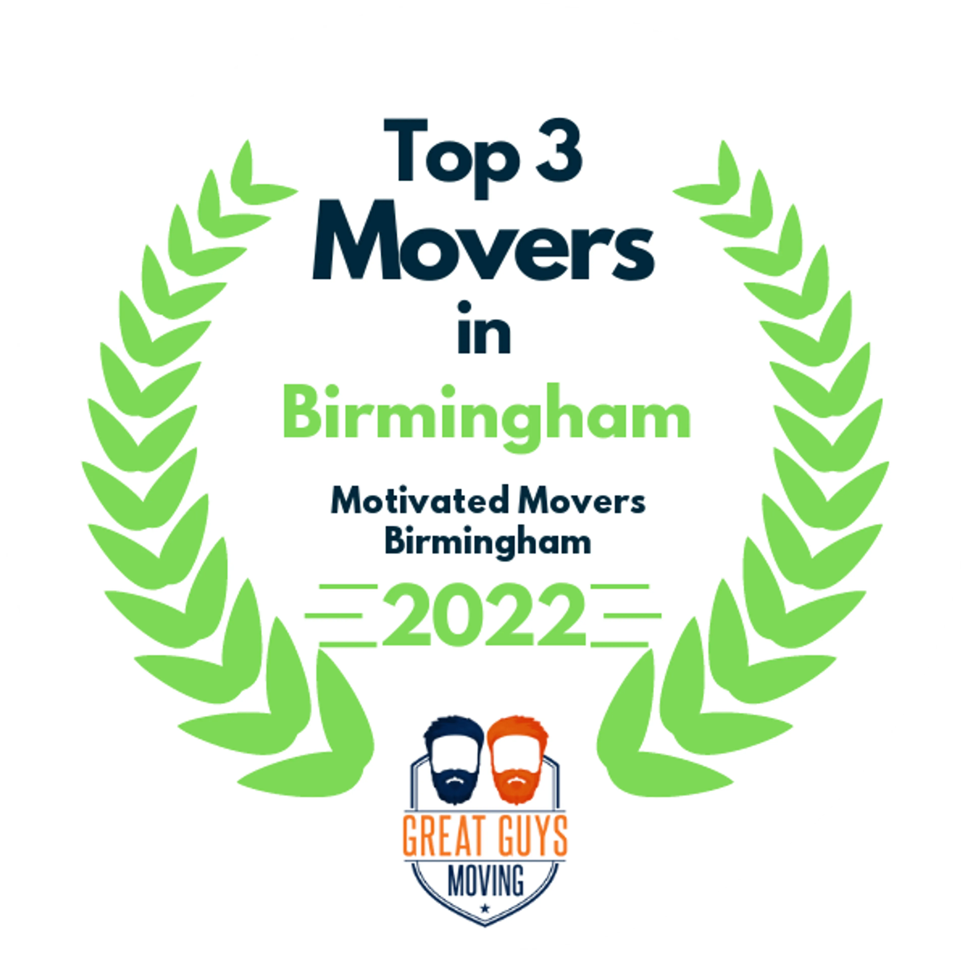 Top 3 Movers in Birmingham, AL 2022 award