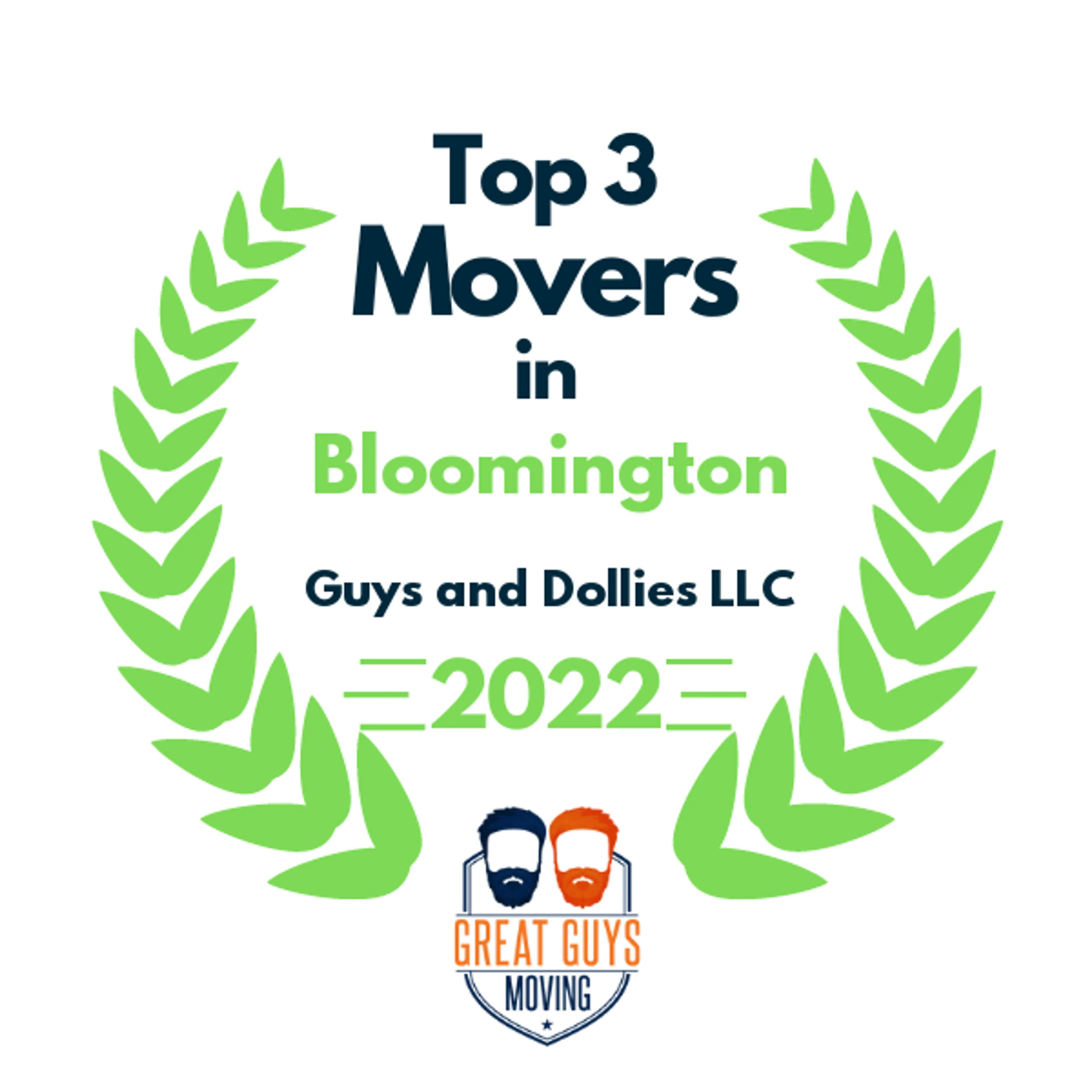 Top 3 Movers in Bloomington, IN 2022 award