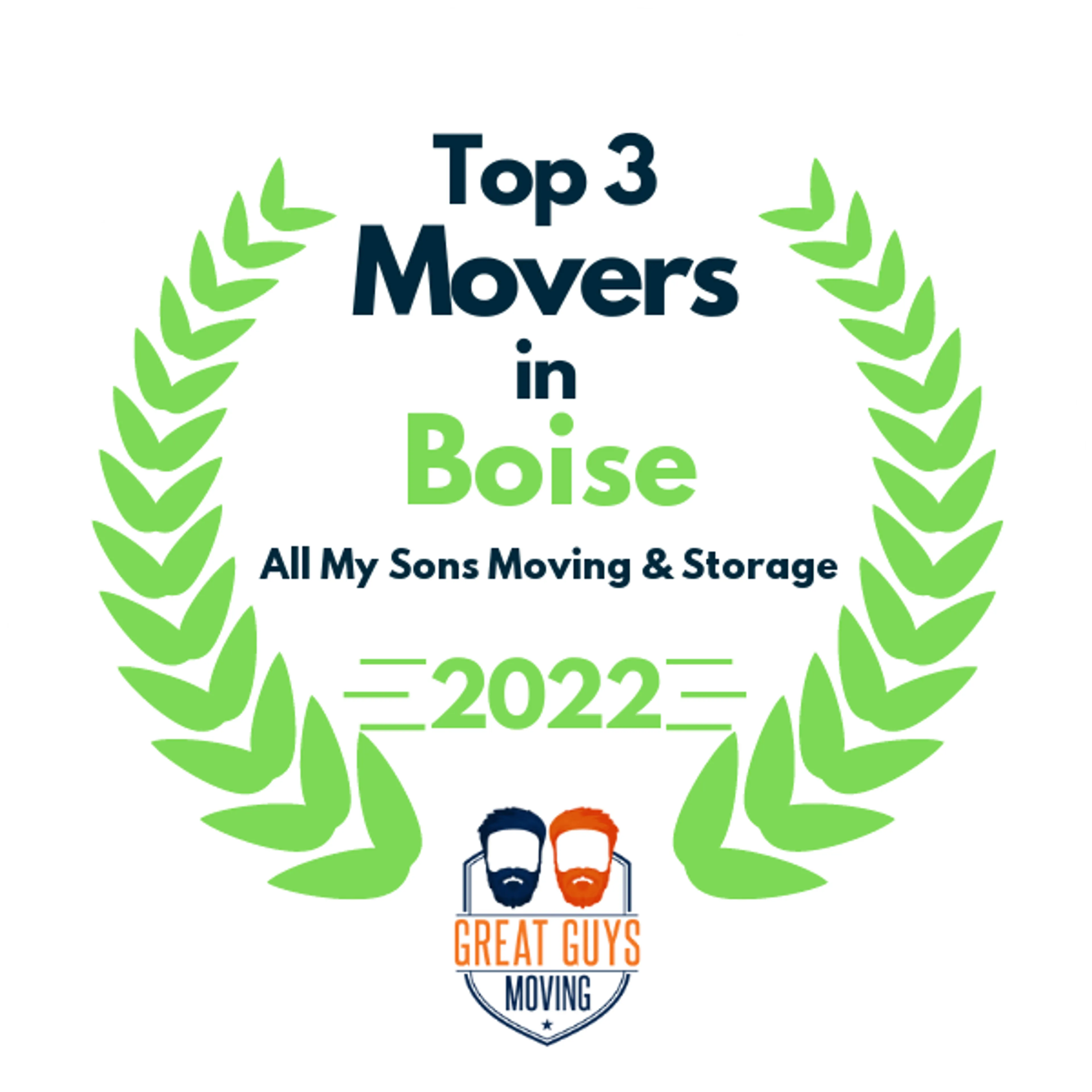 Top 3 Movers in Boise, ID 2022 award