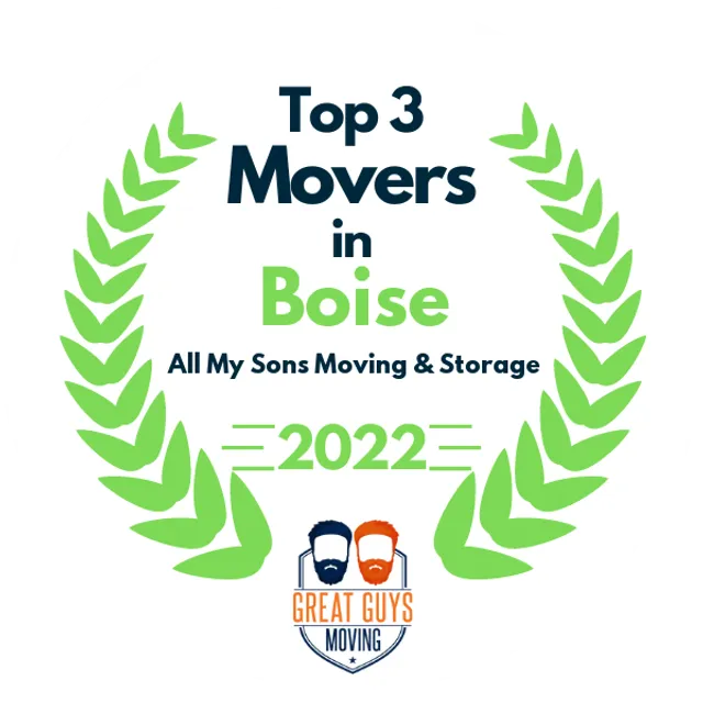 Top 3 Movers in Boise, ID 2022 award