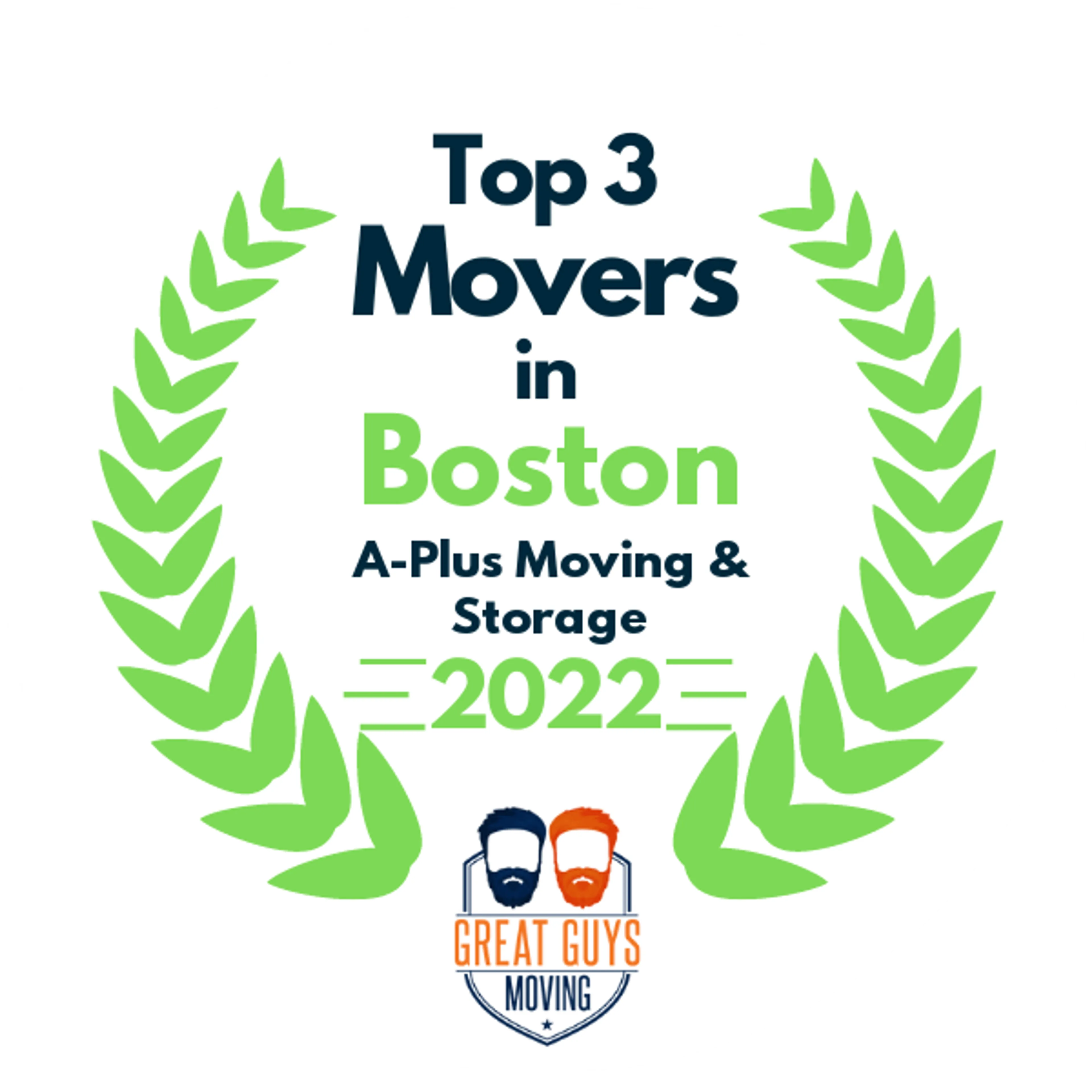 Top 3 Movers in Boston, MA 2022 award