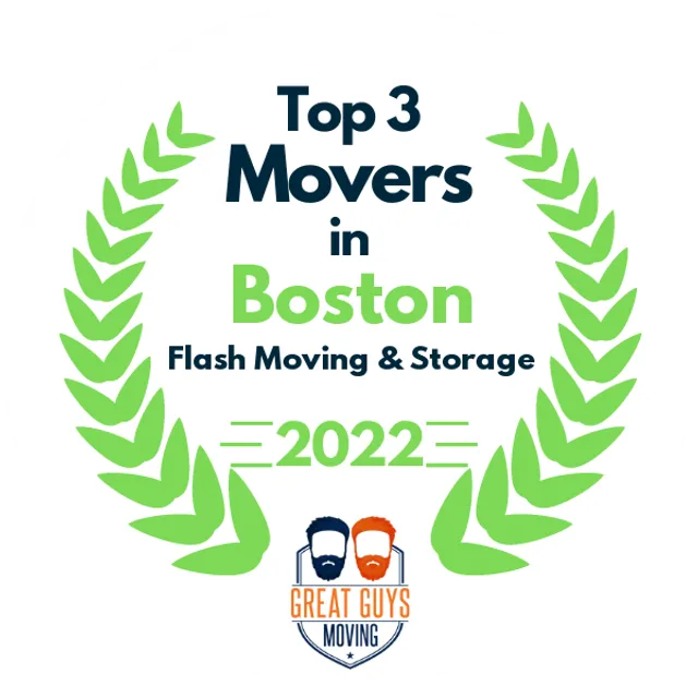 Top 3 Movers in Boston, MA 2022 award