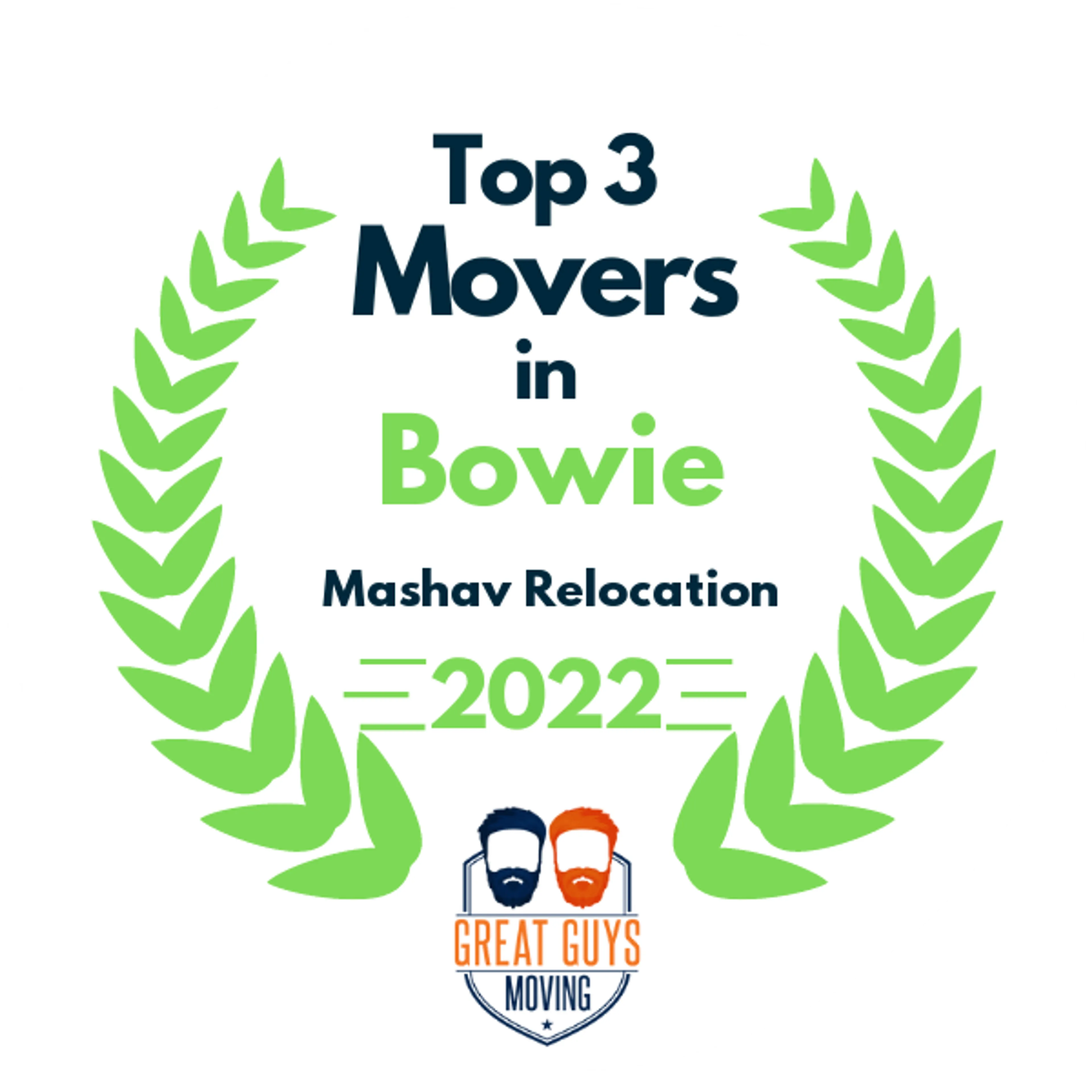 Top 3 Movers in Baltimore, MD 2022 award