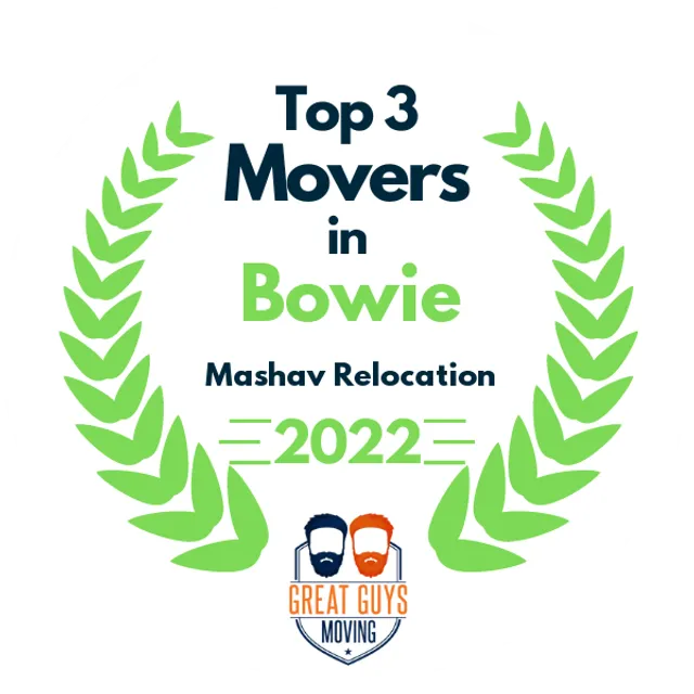 Top 3 Movers in Baltimore, MD 2022 award