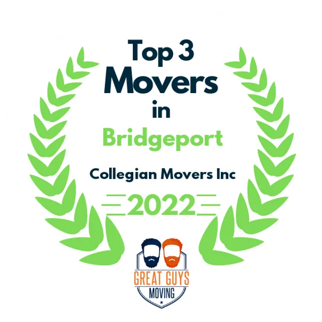 Top 3 Movers in Bridgeport, CT 2022 award