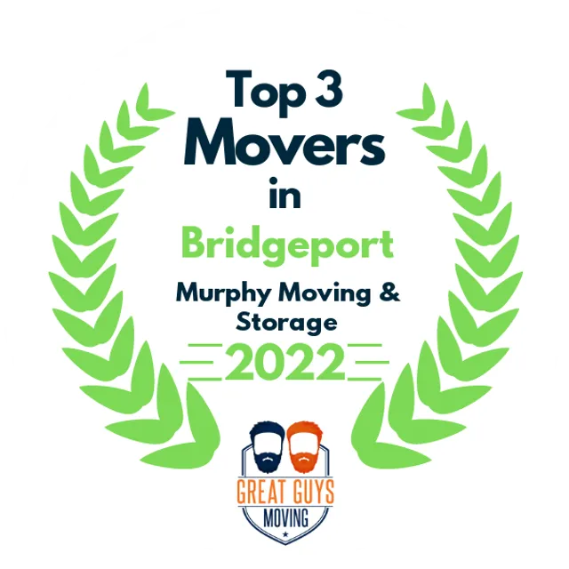 Top 3 Movers in Bridgeport, CT 2022 award