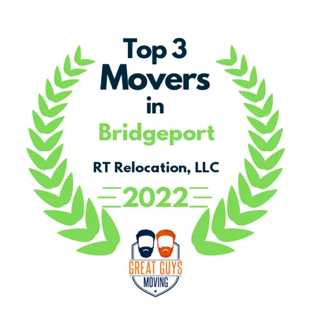 Top 3 Movers in Bridgeport, CT 2022 award