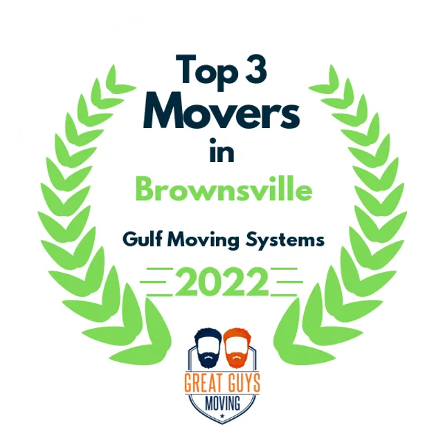 Top 3 Movers in Brownsville, TX 2022 award