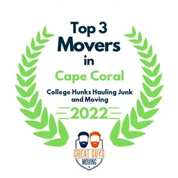 top 3 ranked movers in cape coral 2022 college hunks hauling junk and moving image