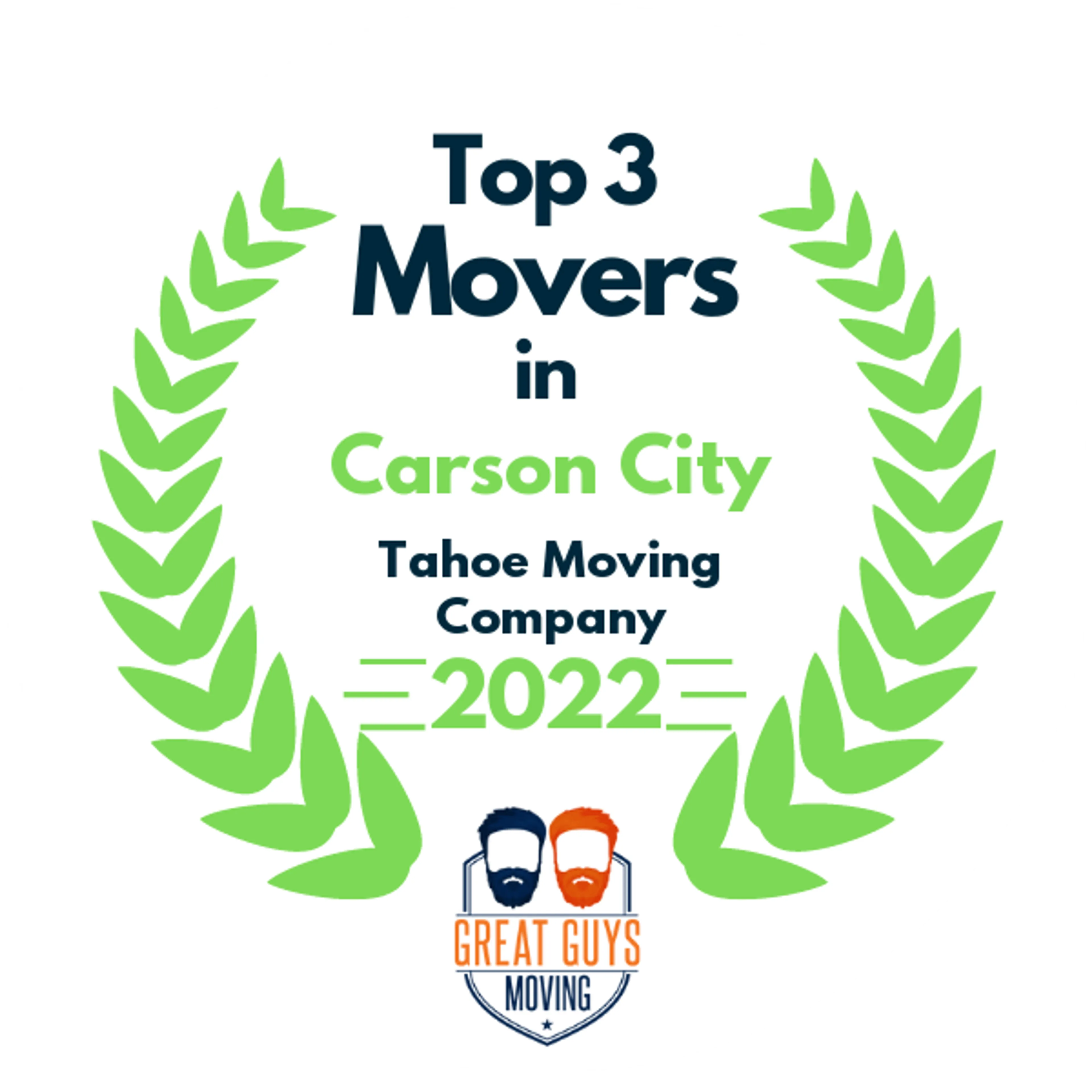 Top 3 Movers in Carson City, NV 2022 award
